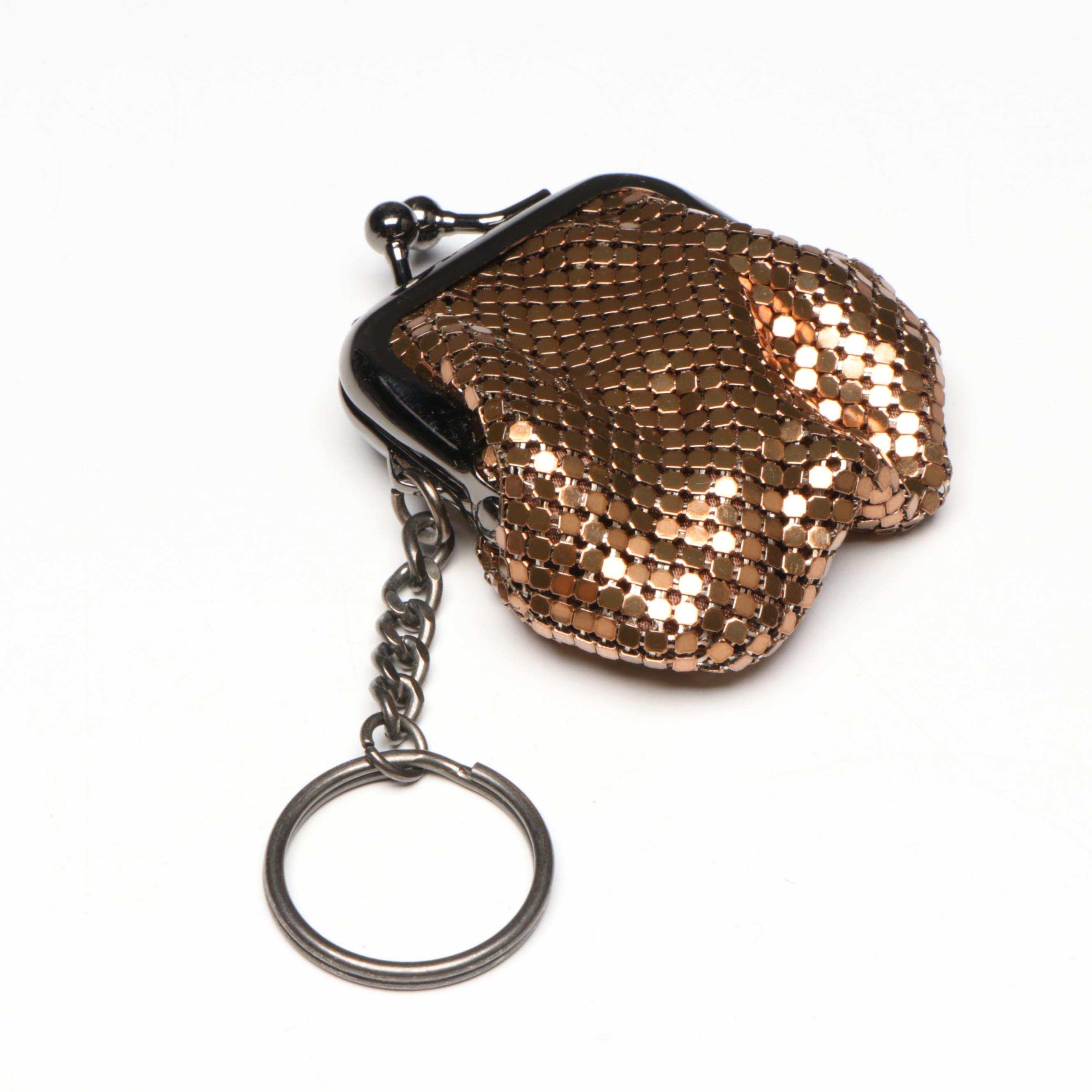 Whiting & Davis Metal Coin Purse Keychain with Other Mesh Purse and More