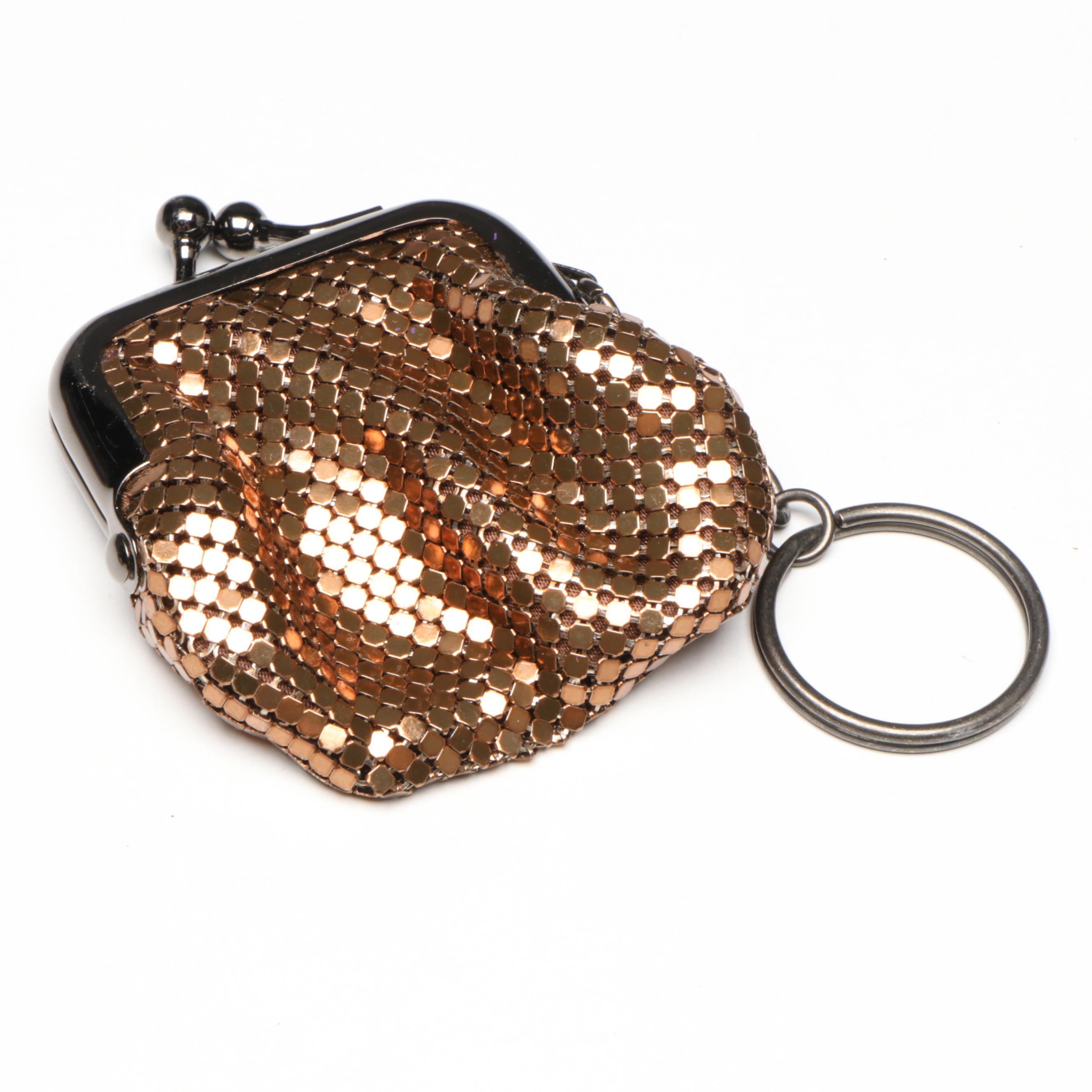 Whiting & Davis Metal Coin Purse Keychain with Other Mesh Purse and More