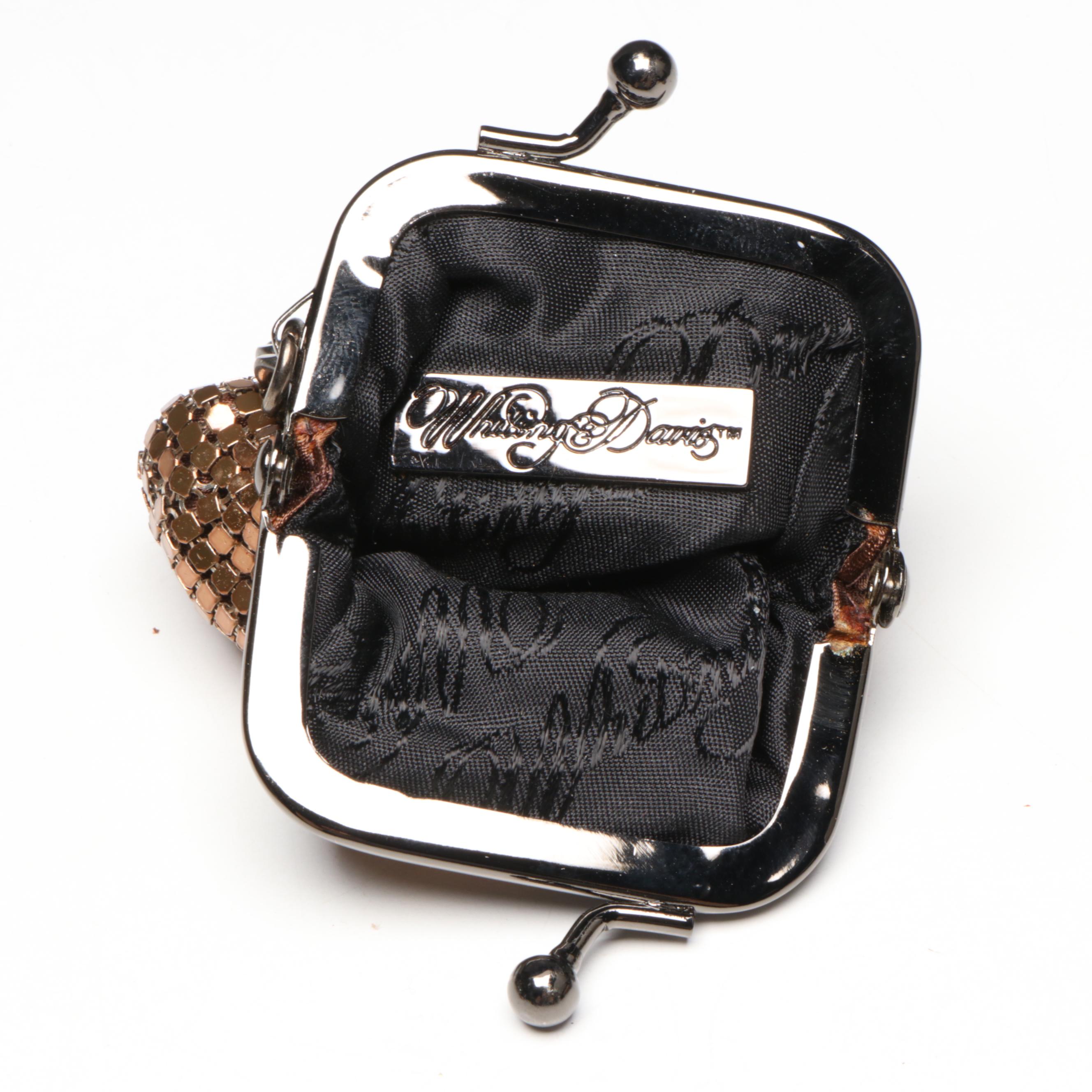 Whiting & Davis Metal Coin Purse Keychain with Other Mesh Purse and More