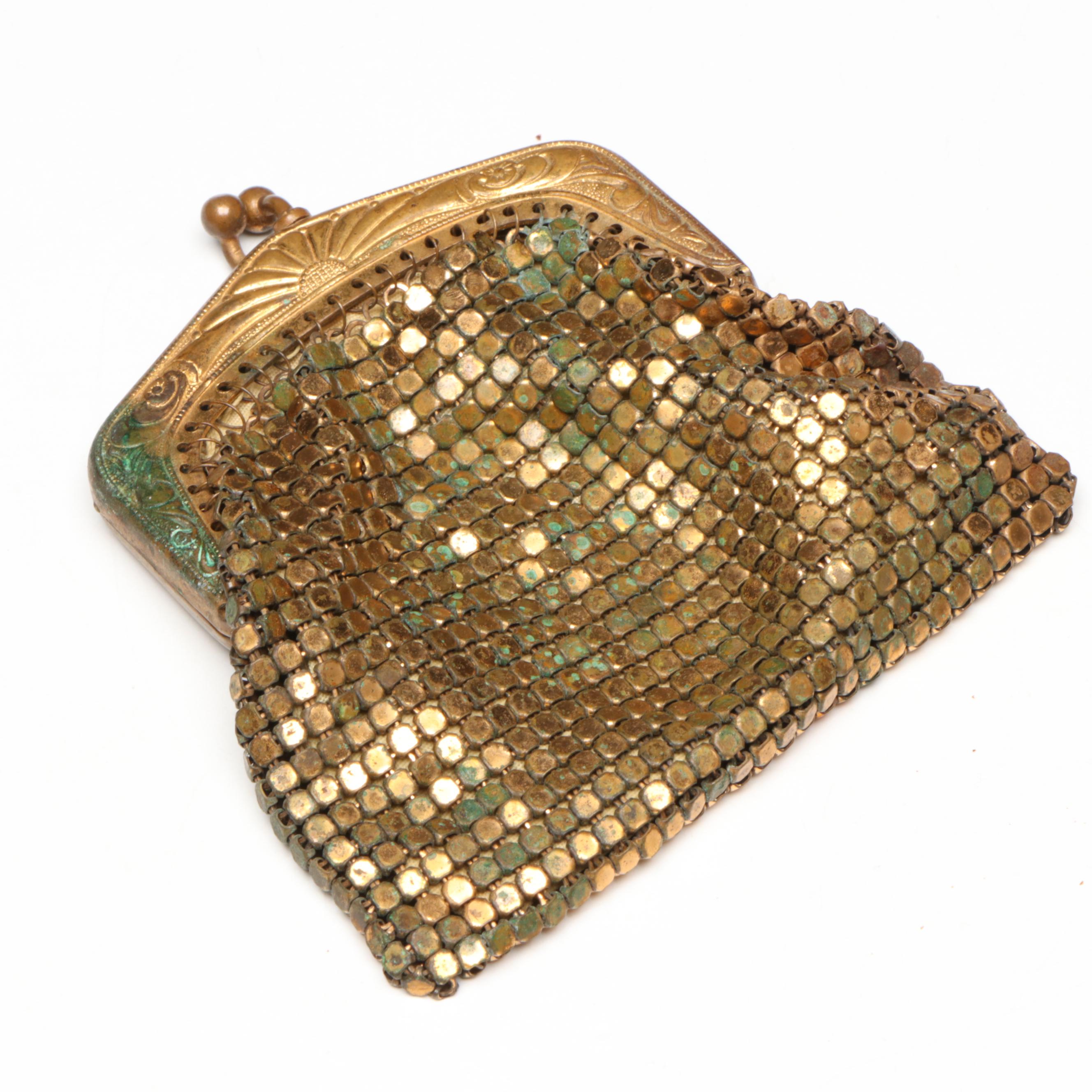 Whiting & Davis Metal Coin Purse Keychain with Other Mesh Purse and More