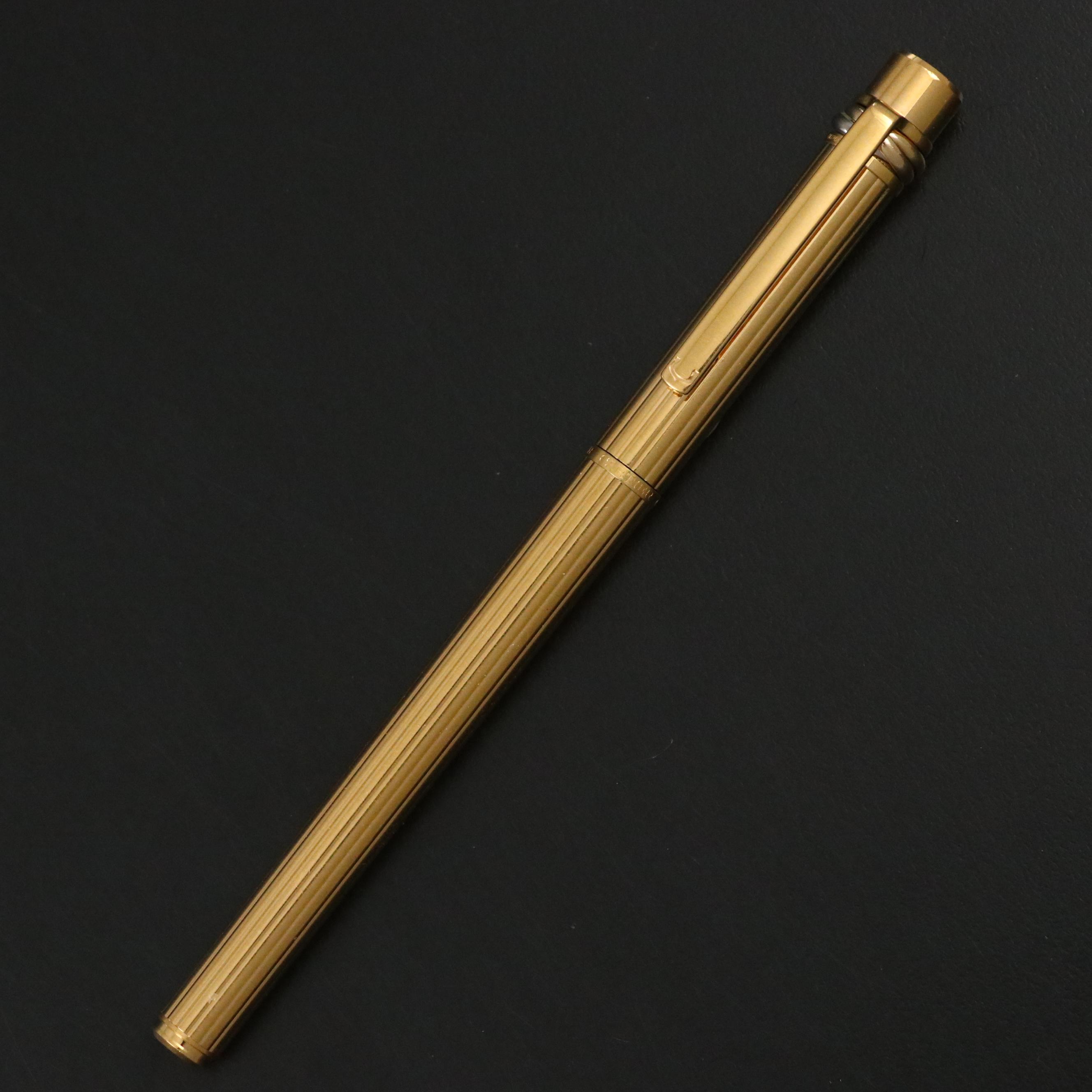 Cartier Trinity Gold Plate Rollerball Pen