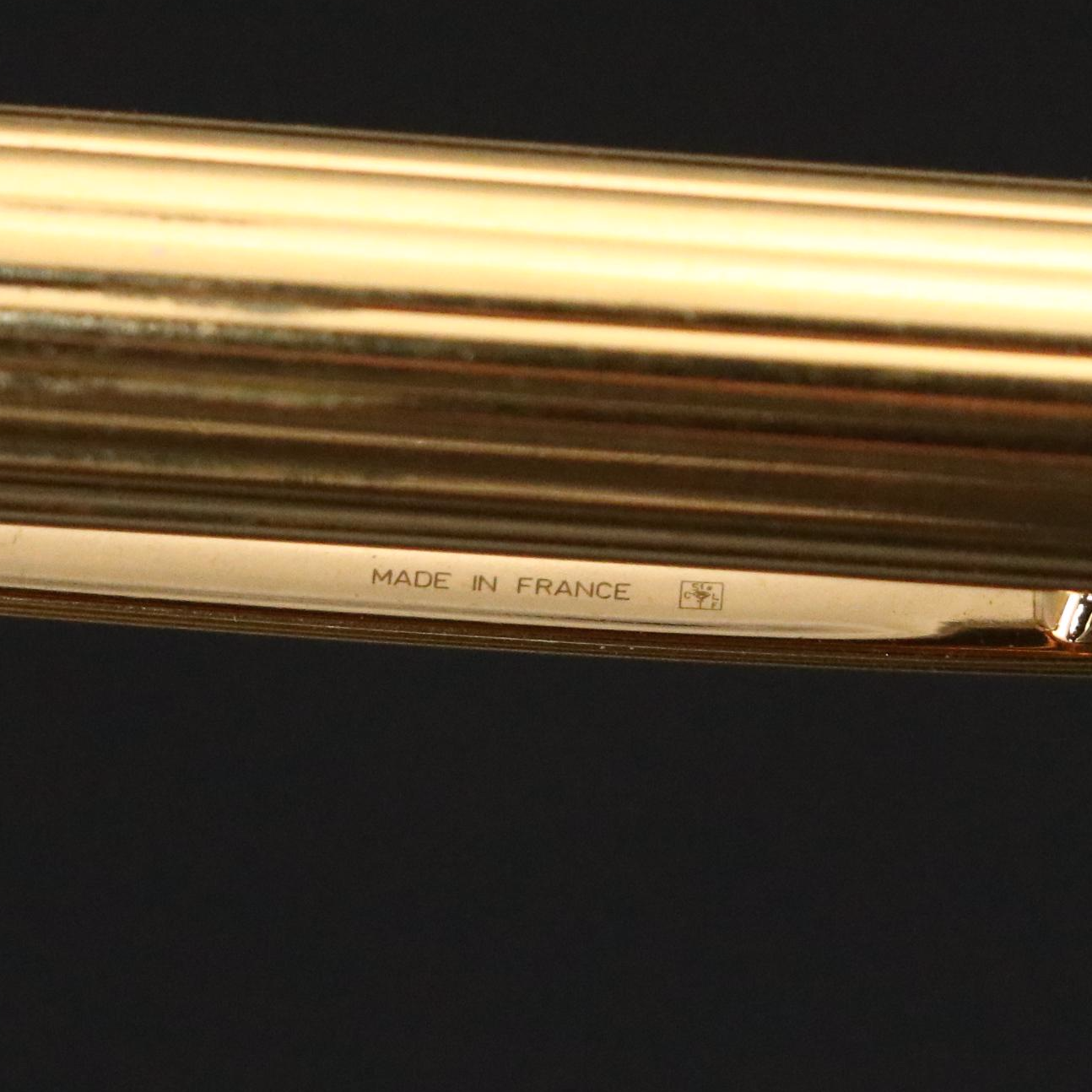 Cartier Trinity Gold Plate Rollerball Pen