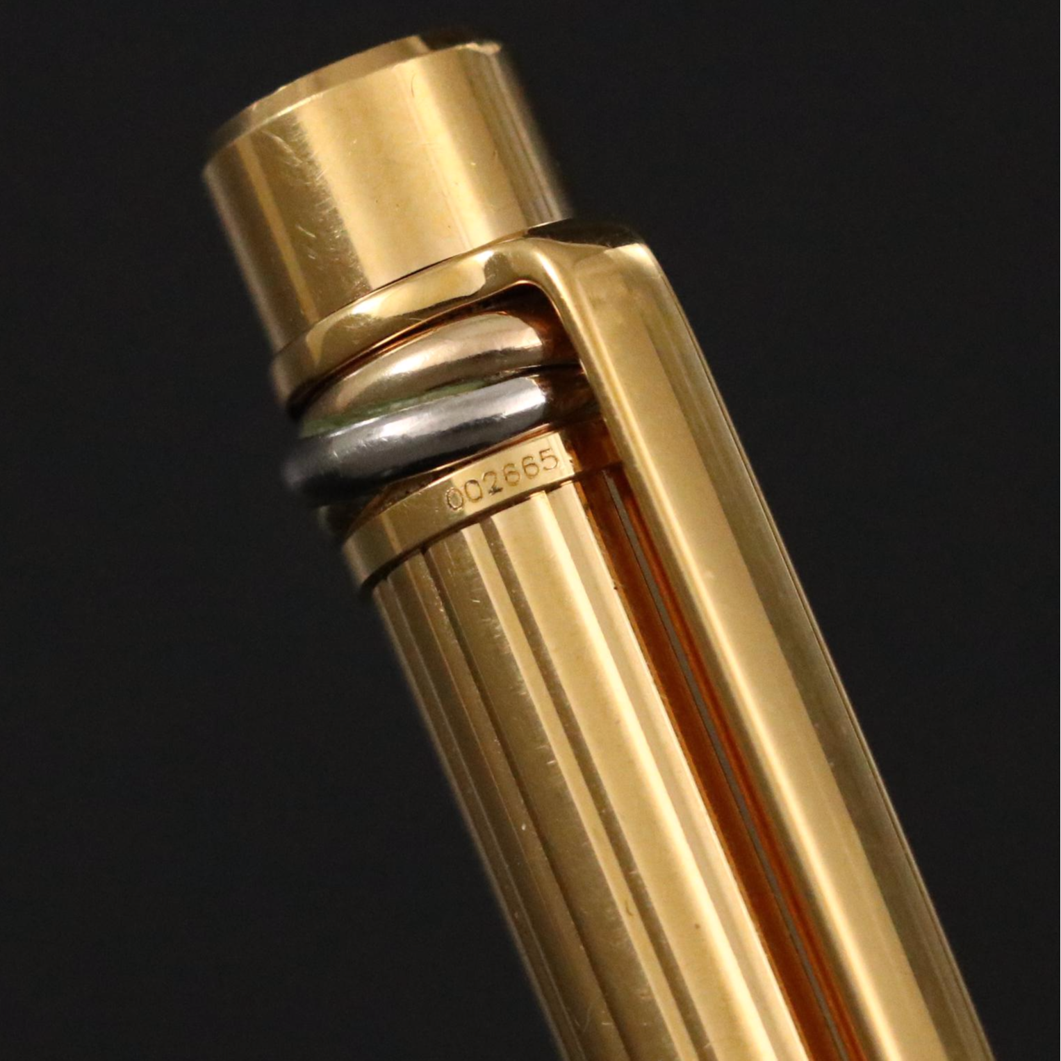 Cartier Trinity Gold Plate Rollerball Pen