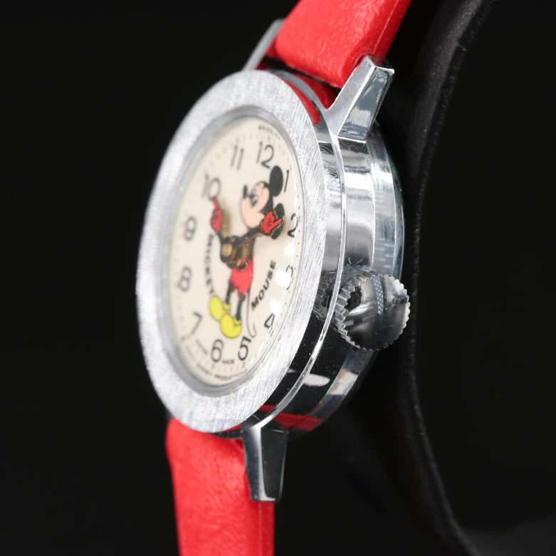 Vintage Bradley Time Swiss Movement Mickey Mouse Watch