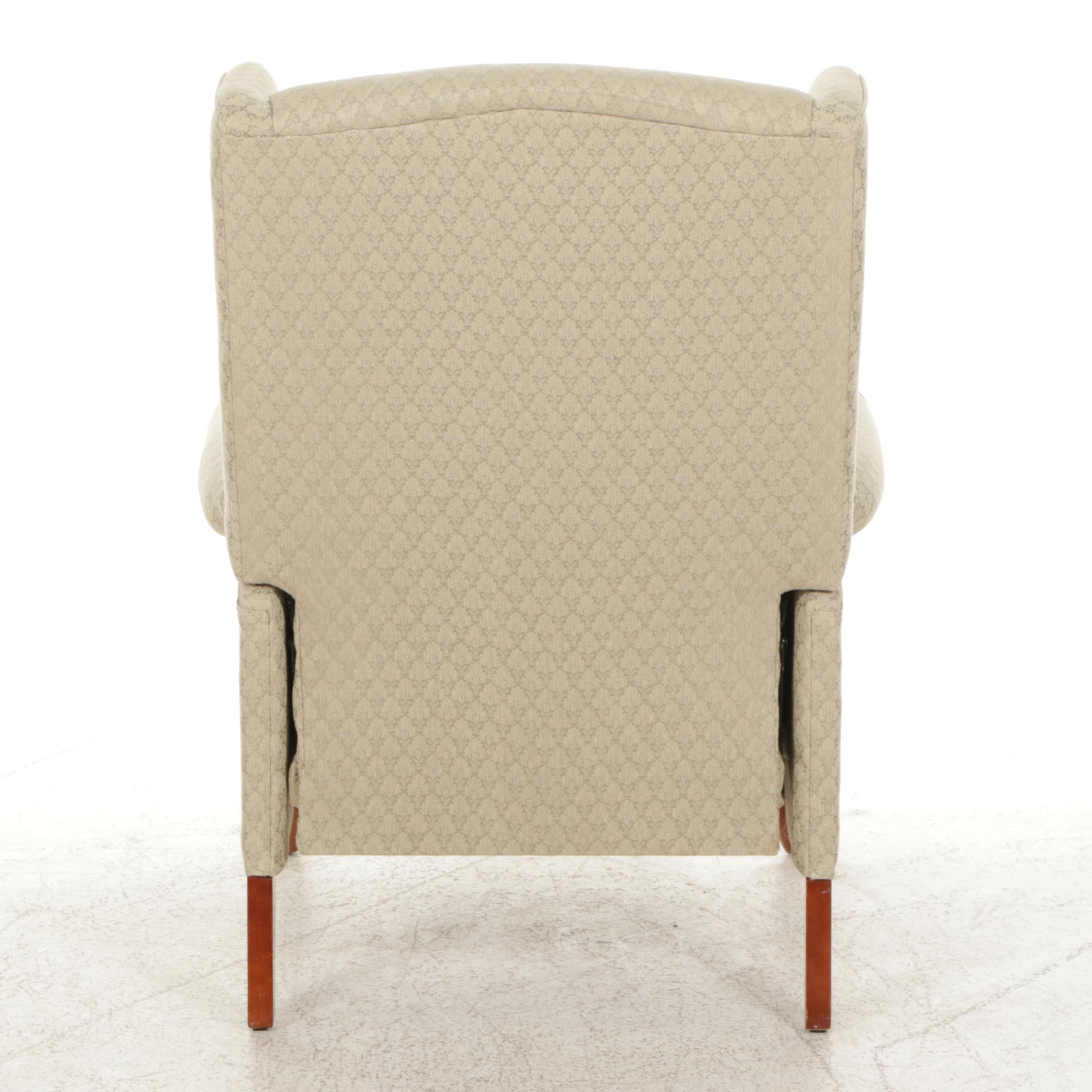 La-Z-Boy Queen Anne Style Wing Back Recliner, Early 21st Century