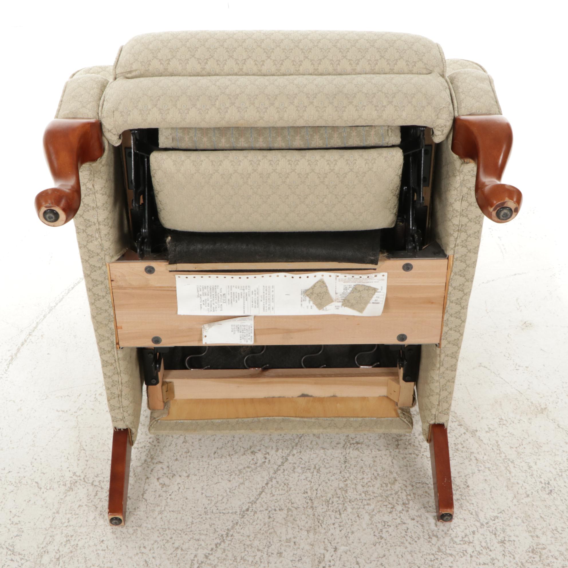 La-Z-Boy Queen Anne Style Wing Back Recliner, Early 21st Century