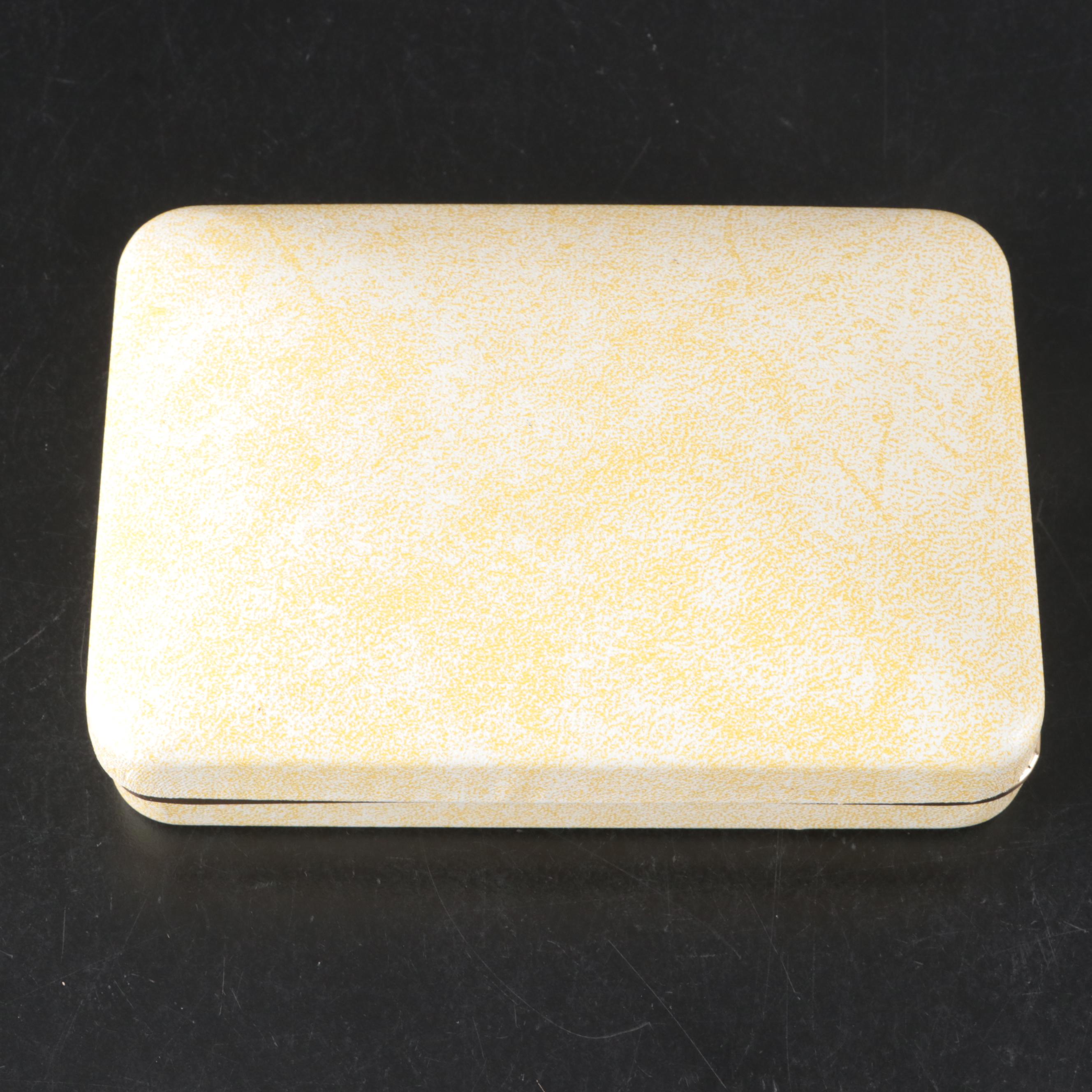 Landstrom's Black Hills Gold 10K Gold Trim Oval Belt Buckle with Case