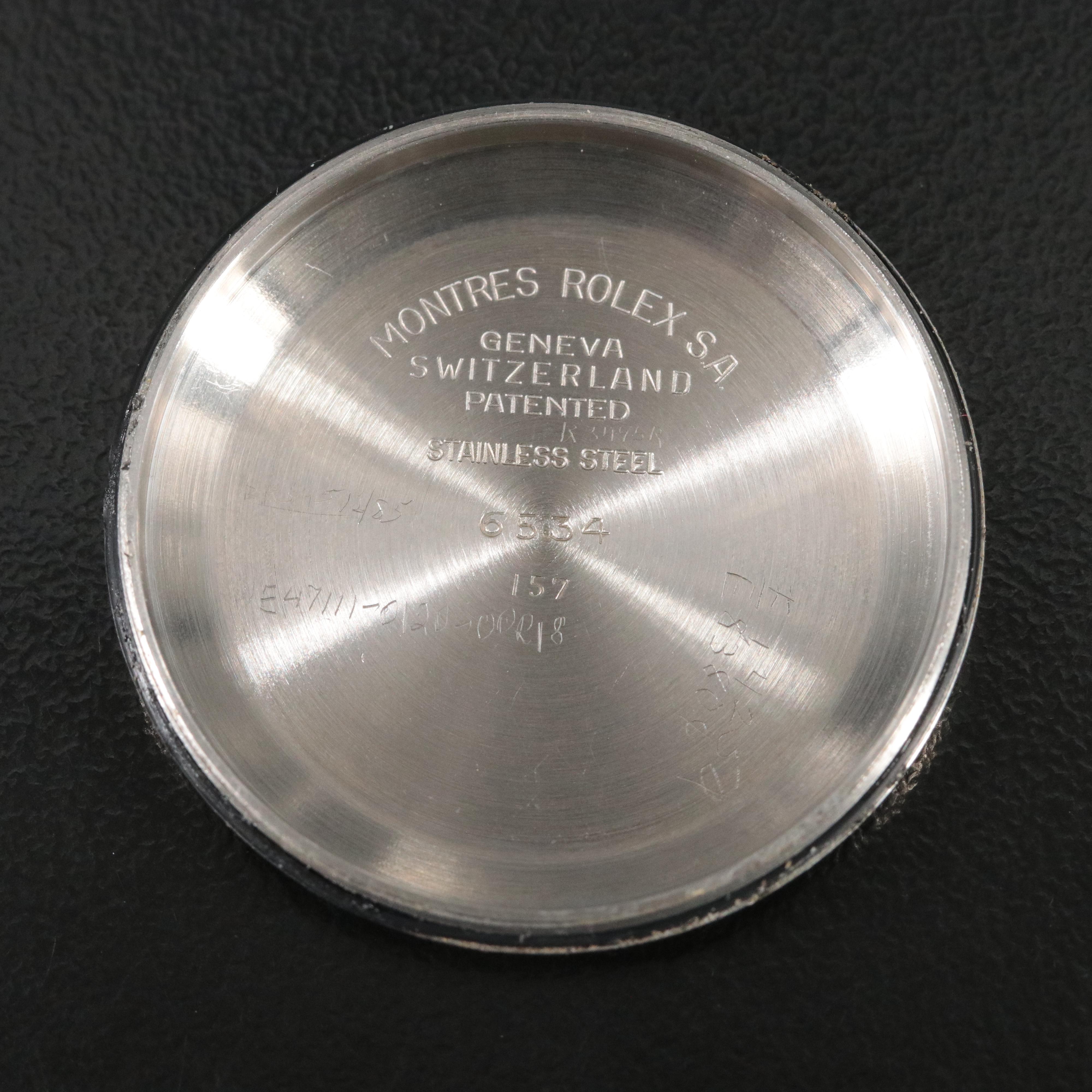 Rolex Oyster Perpetual "Roulette" Date 6534 34mm Steel Automatic Watch