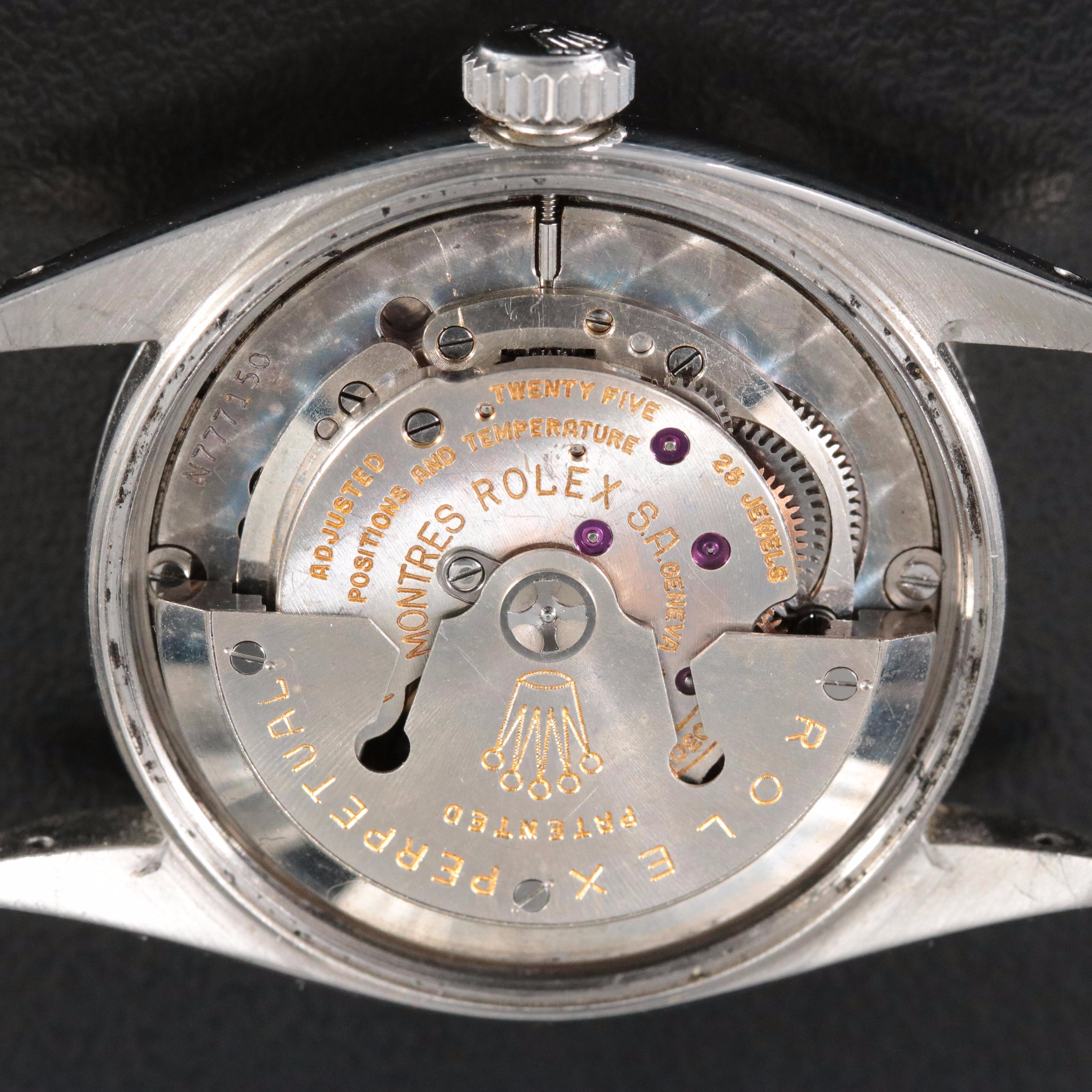 Rolex Oyster Perpetual "Roulette" Date 6534 34mm Steel Automatic Watch