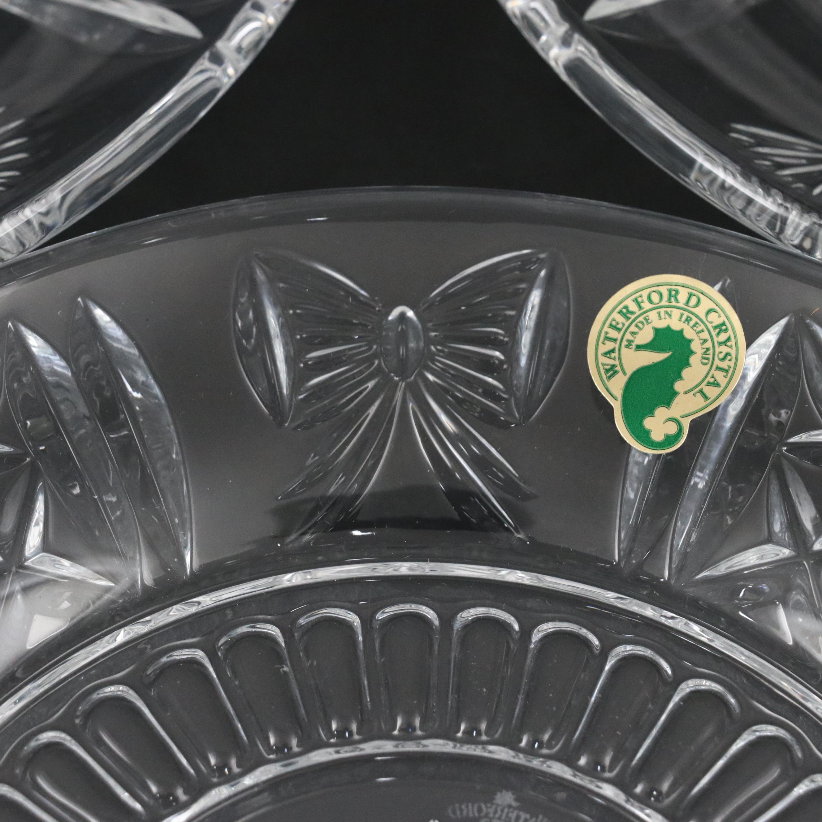 Waterford Crystal Millennium Toast Accent Plate Sets, Four Pairs