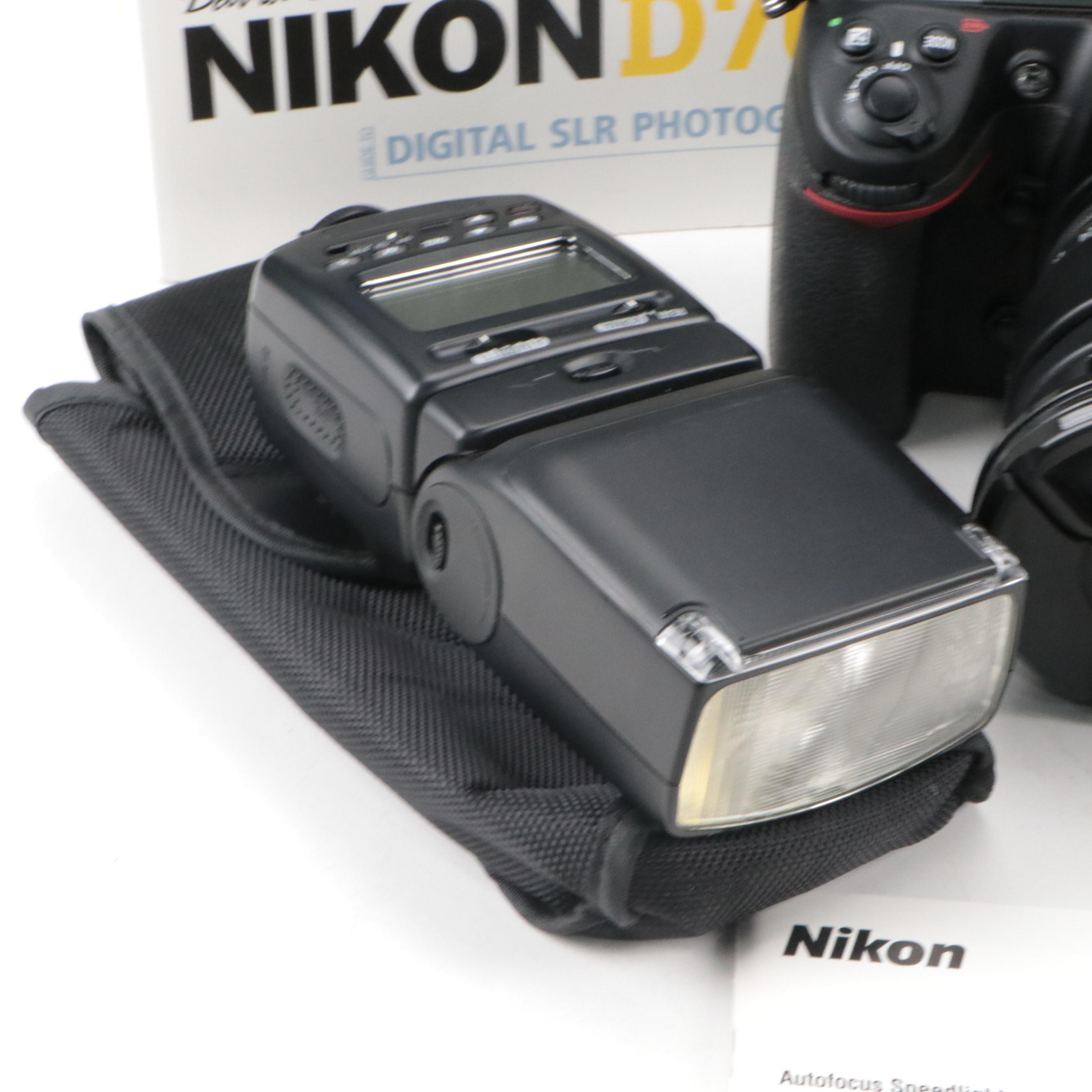 Nikon D300 Digital Camera with Lowepro Camera Backpack, Slik Tripod and More