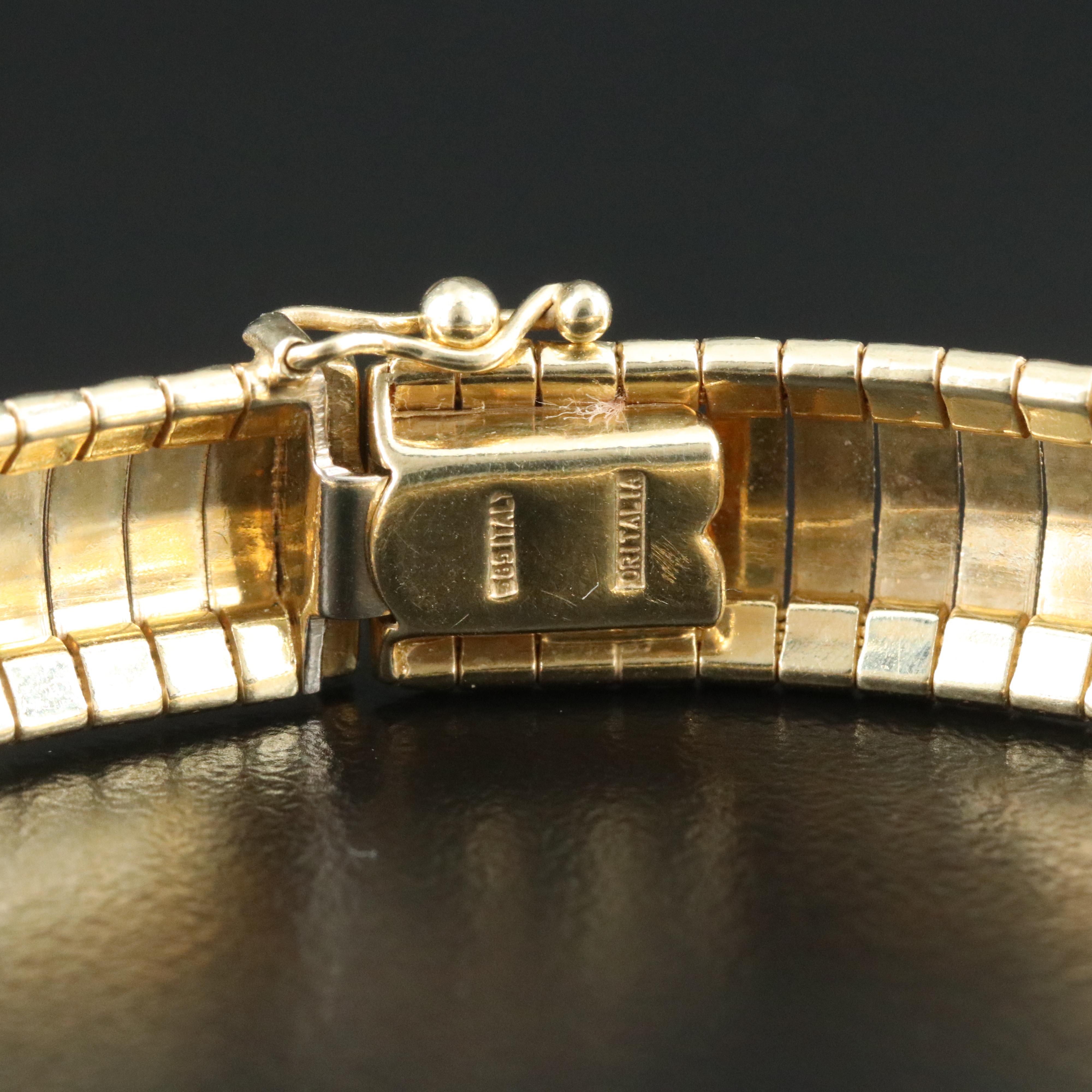 14K Omega Bracelet