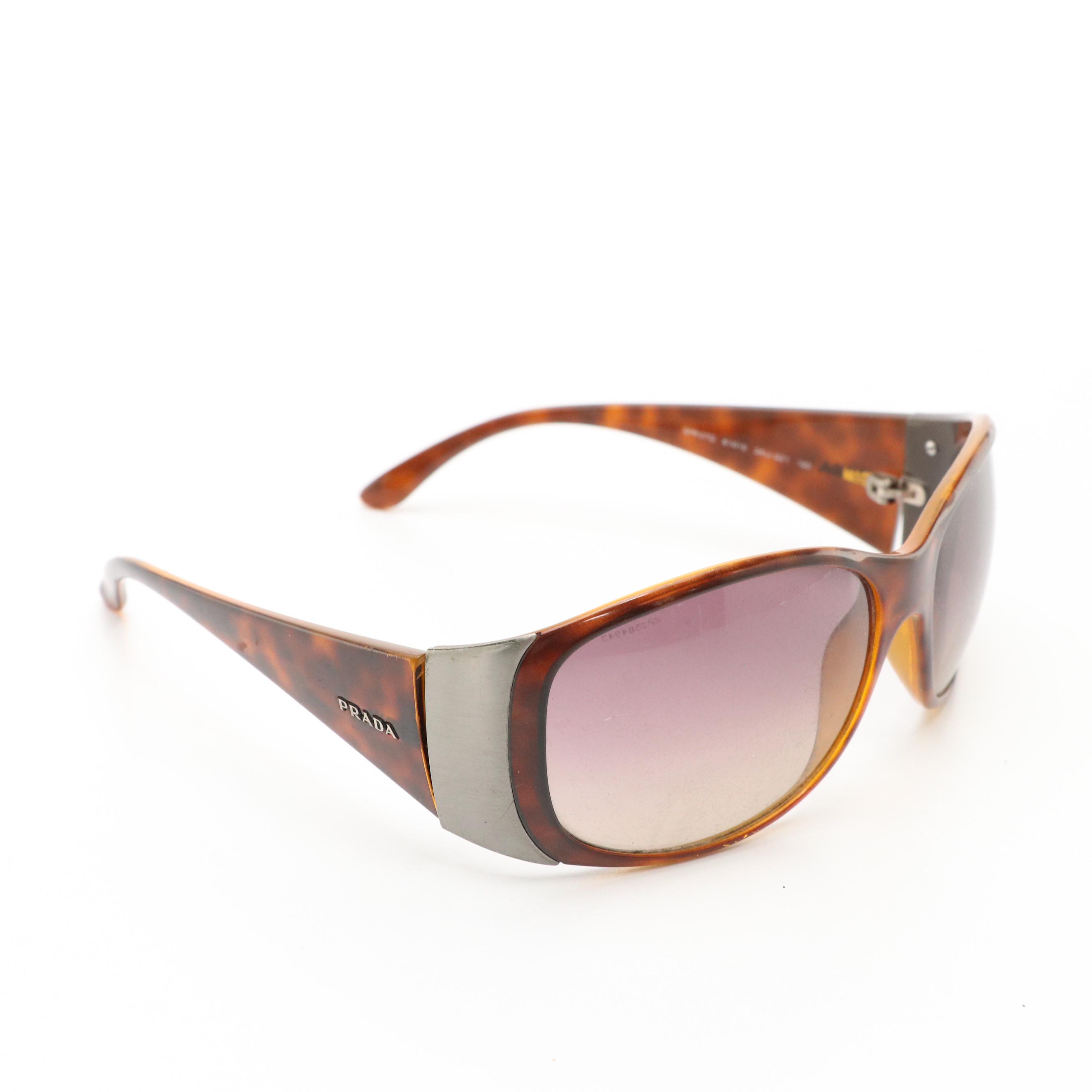 Prada SPR07G Wrap and John Varvatos V726 Oval Sunglasses