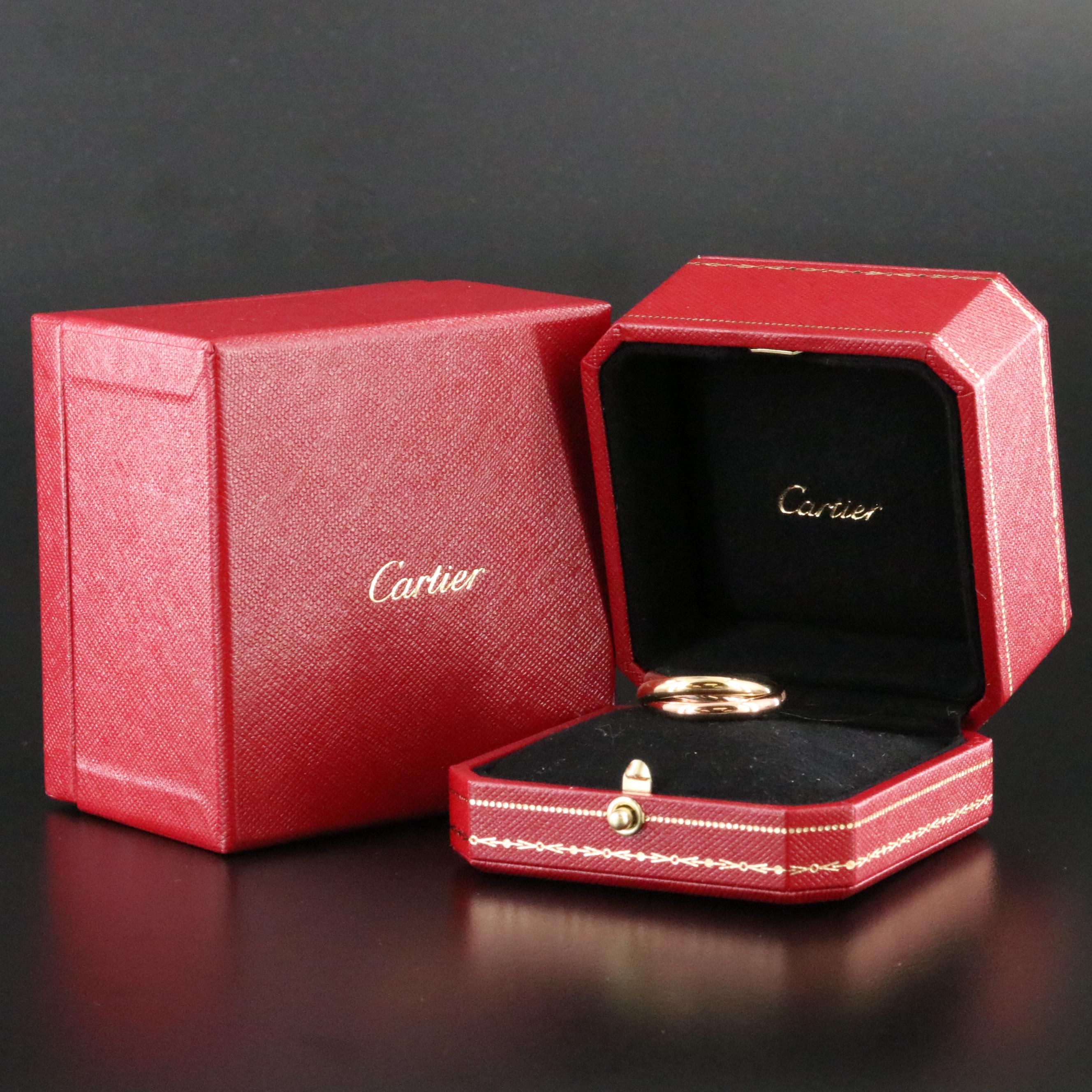 Cartier Trinity 18K Tri-Color Gold Ring