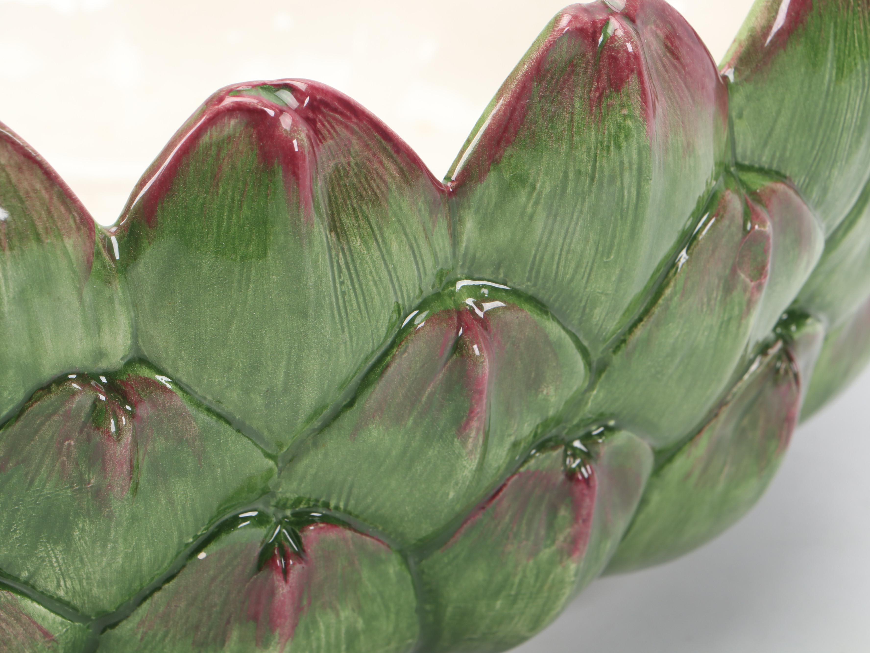 Italian Majolica Artichoke Bowls