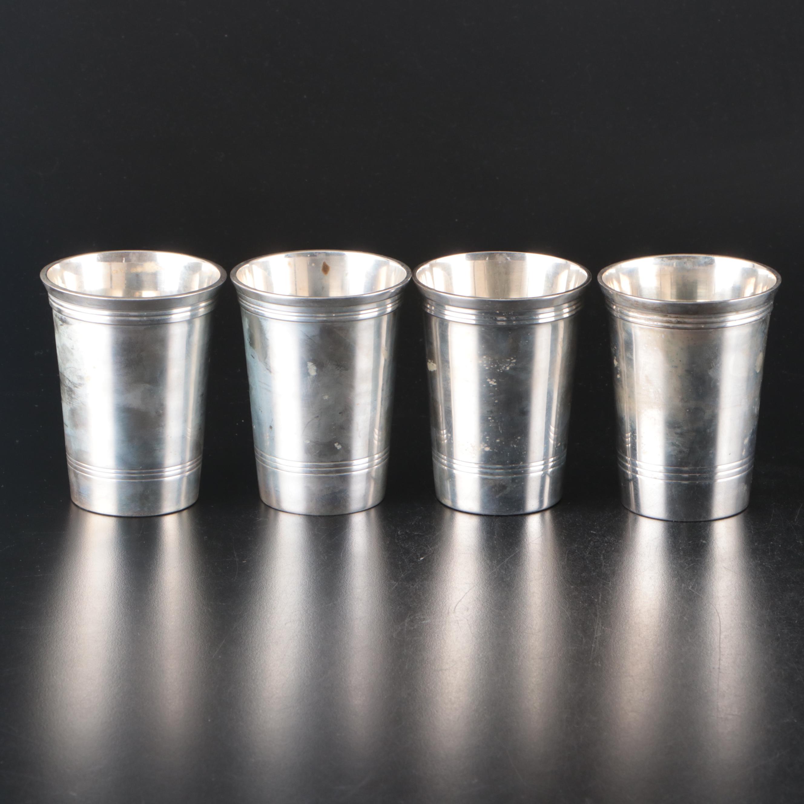 Indian Silver Plate Vases with Leopard Pattern Plastic Plate