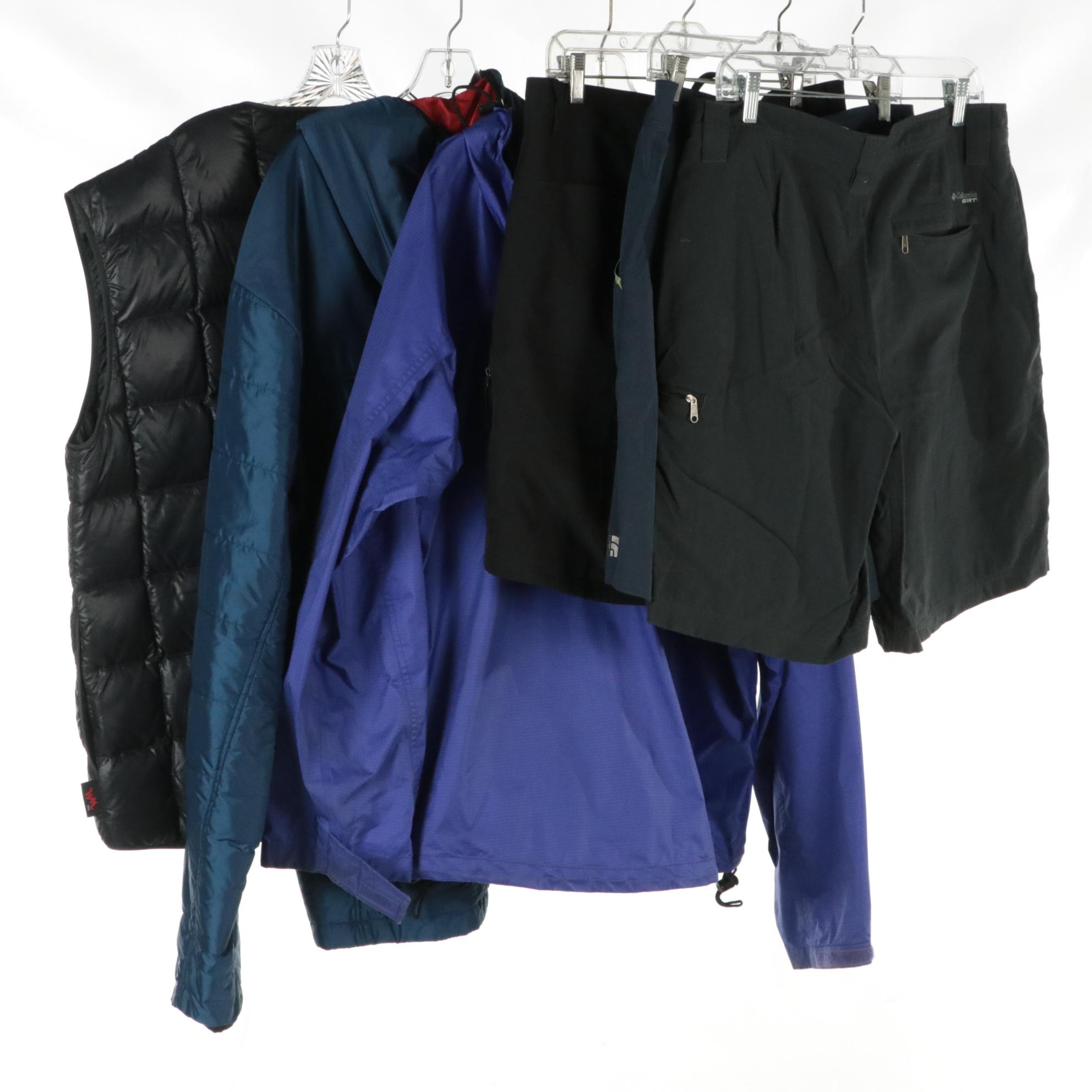 Men's The North Face Nylon Windbreaker and Shorts, Duckworth Puffer Coat, More