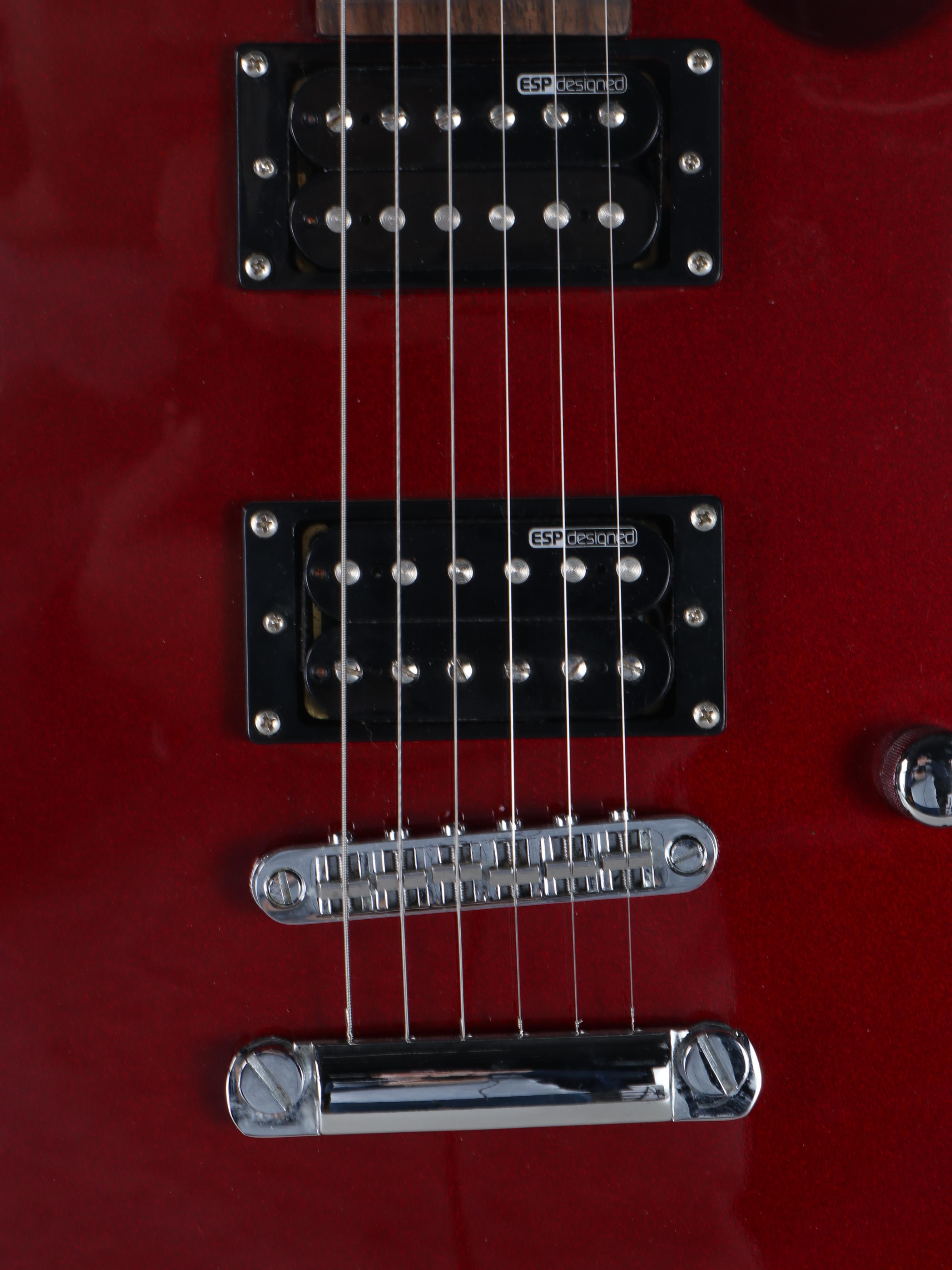 ESP EC-50 Double-Pickup Electric Guitar in Black Cherry