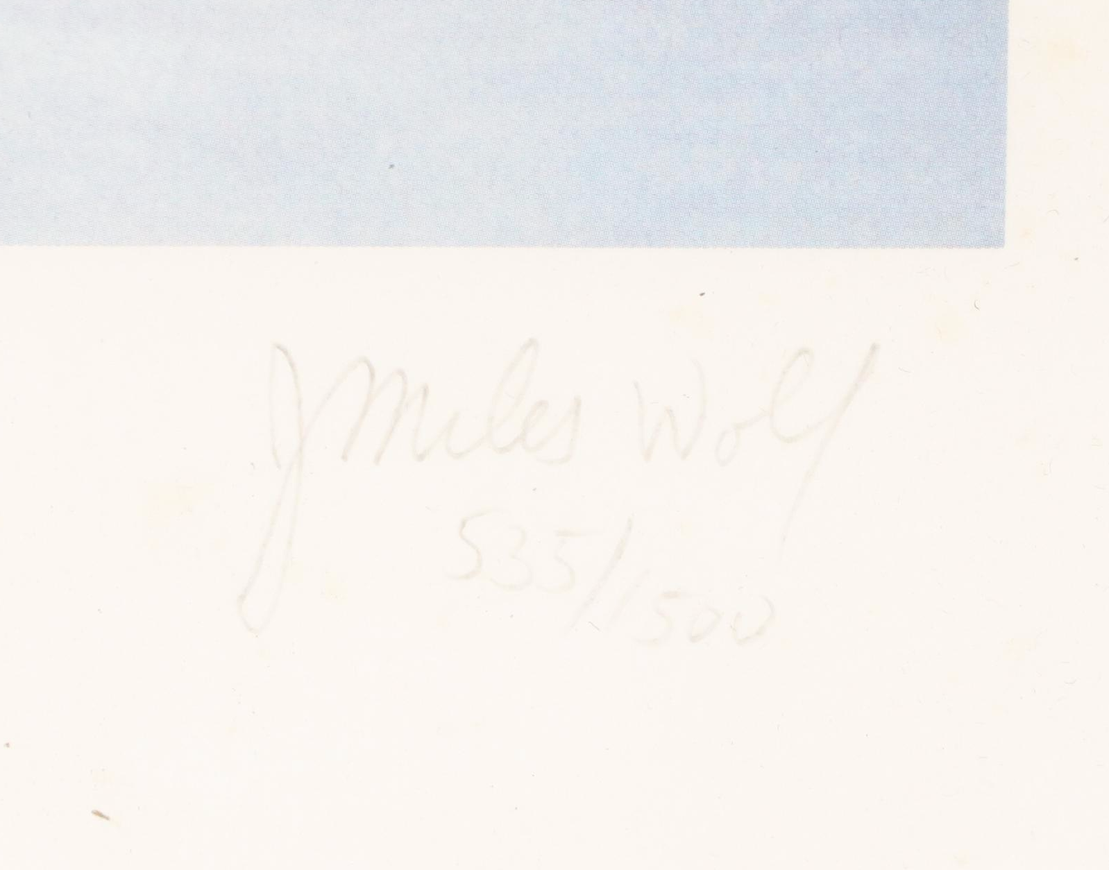 J. Miles Wolf Offset Lithograph "Eden Park, Cincinnati"