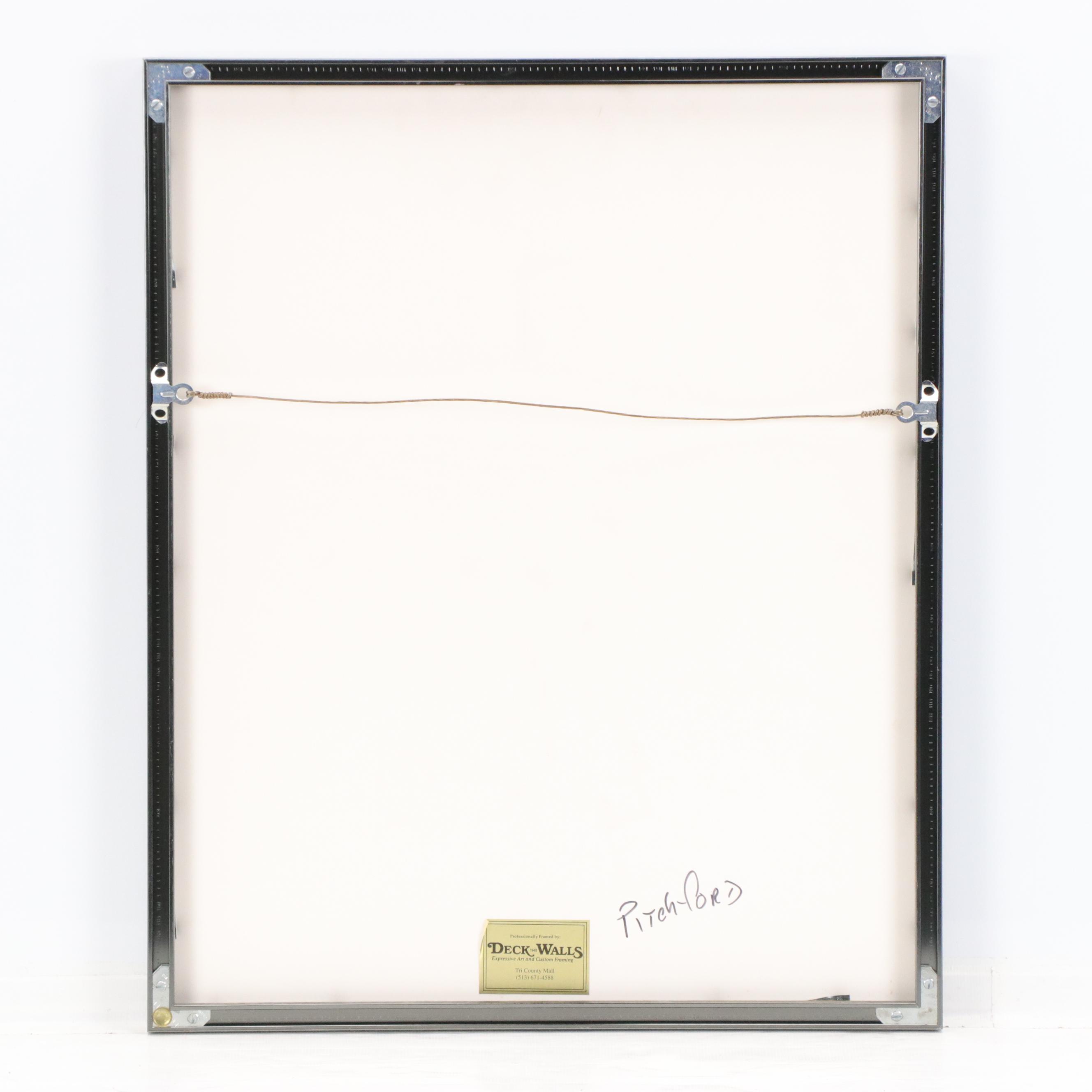 J. Miles Wolf Offset Lithograph "Eden Park, Cincinnati"