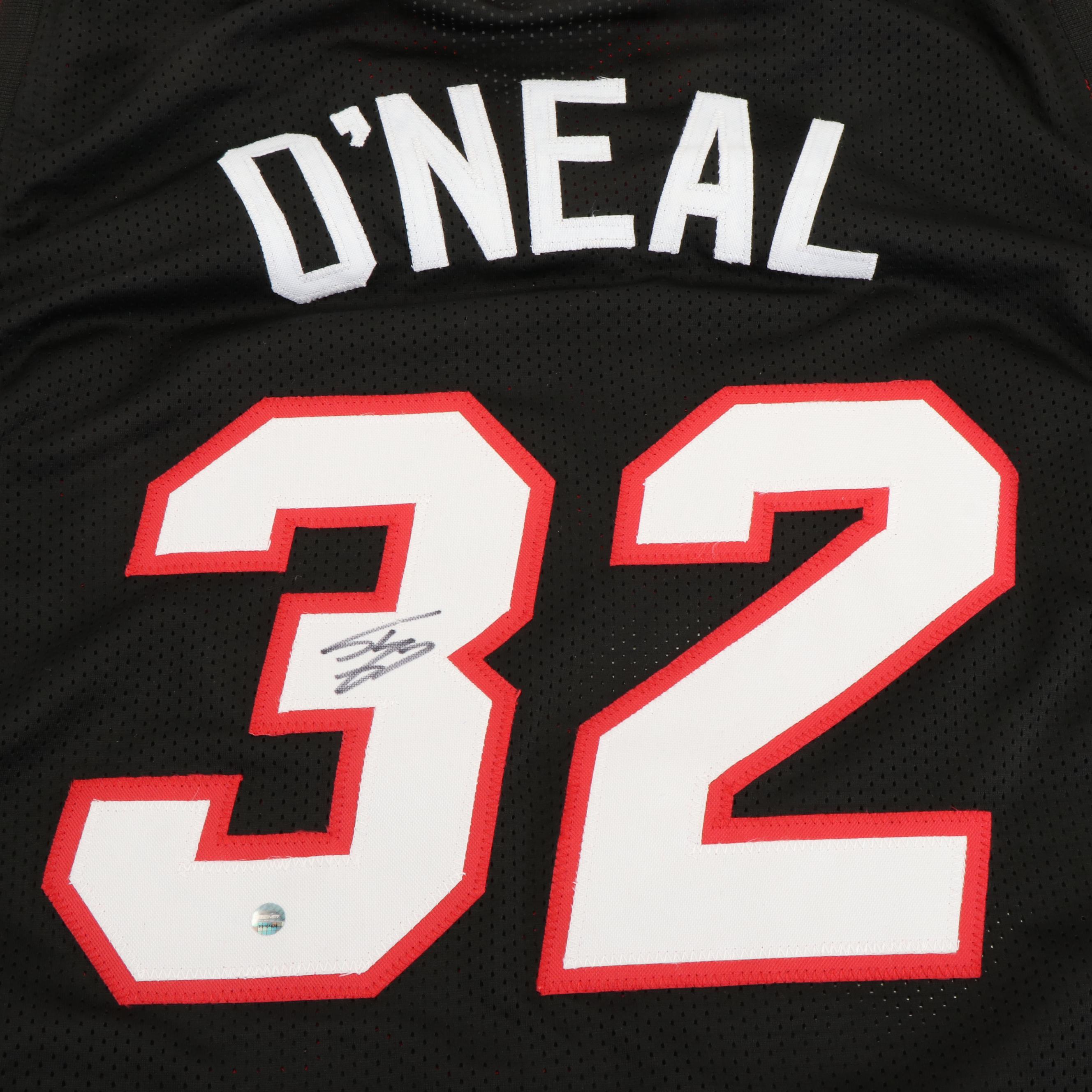 Shaquille O’Neal Signed Miami Heat Basketball Jersey, Steiner