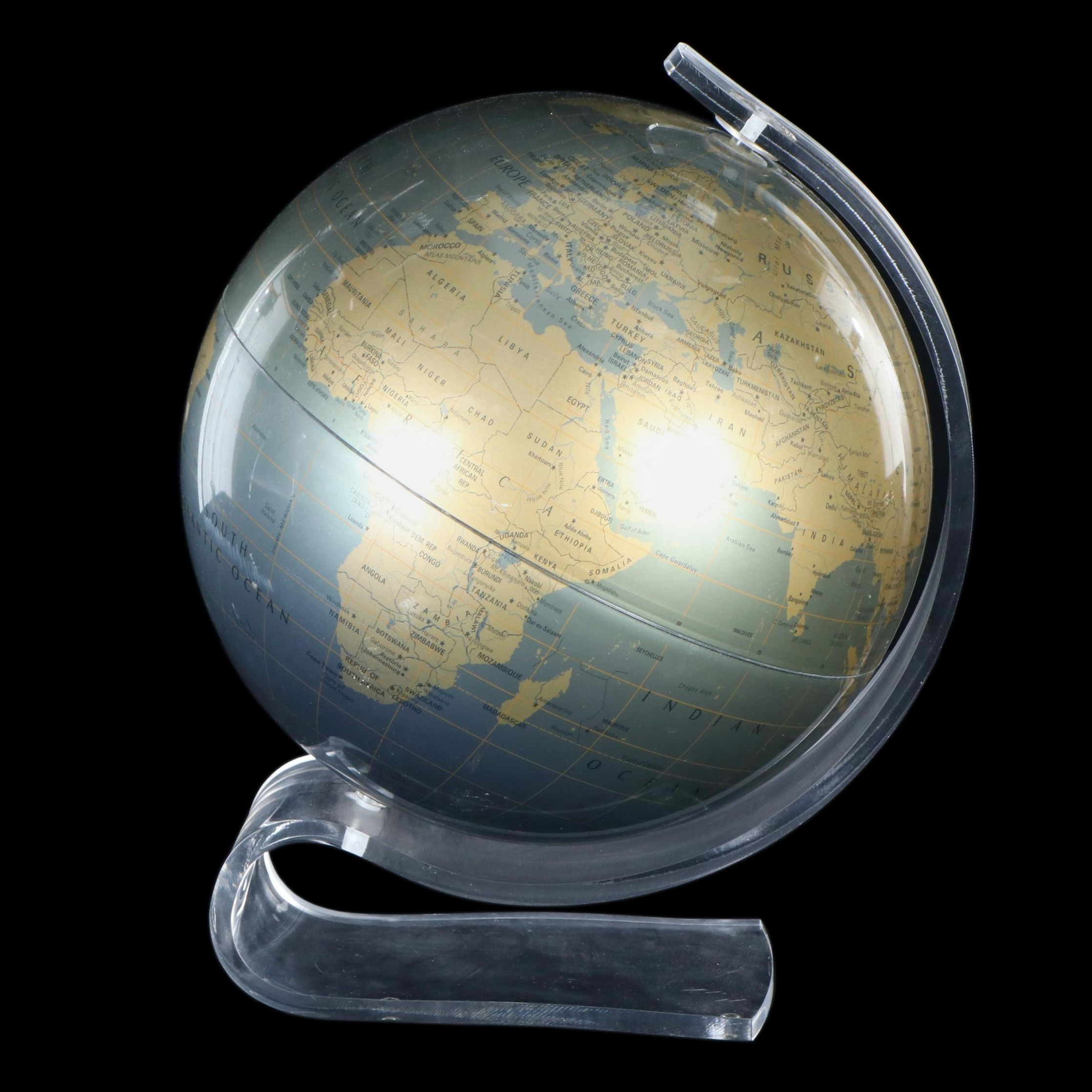 Diamond Marquise Replogle Globe with Acrylic Stand