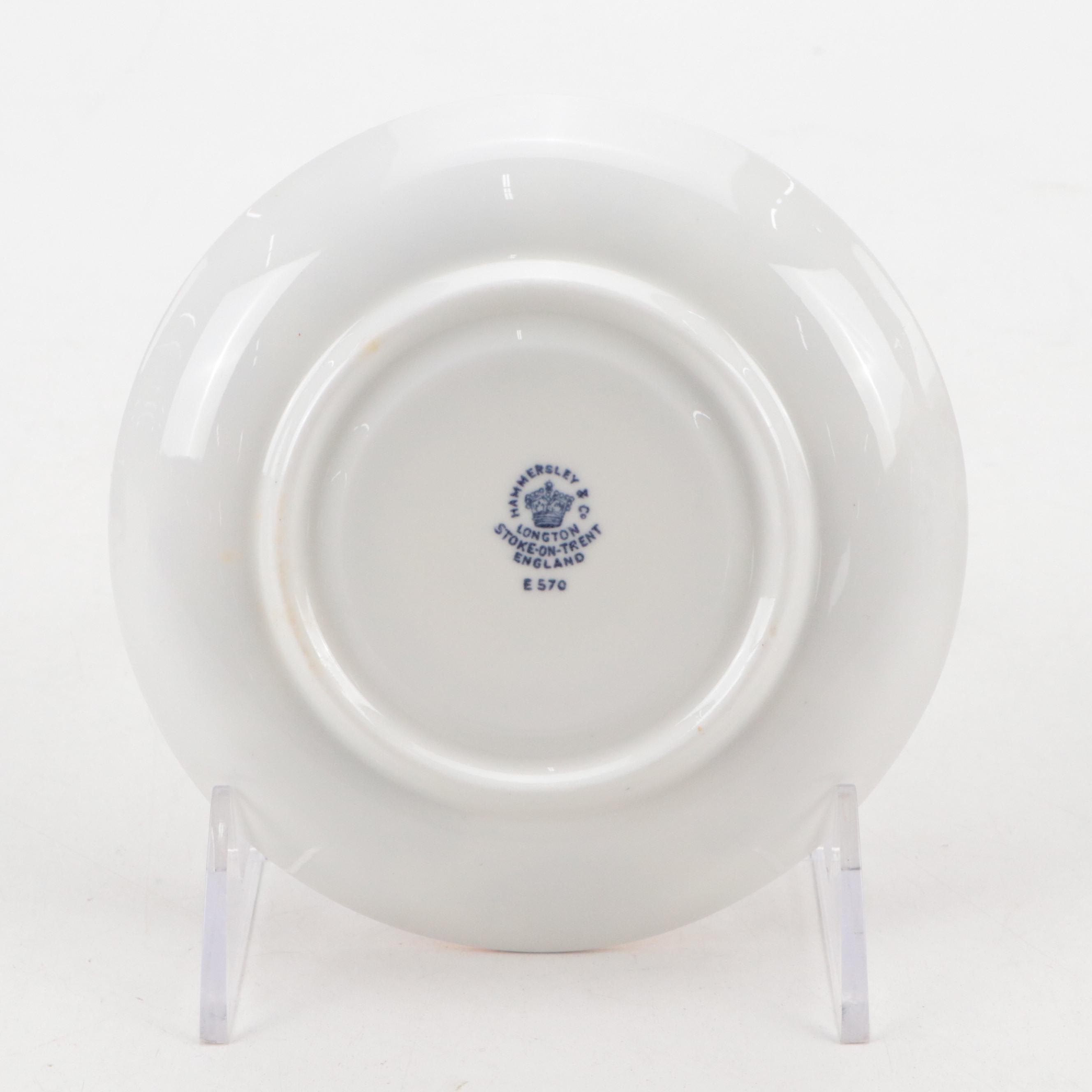 Chinese Hand-Painted Ceramic Teapot with Porcelain Saucers and More