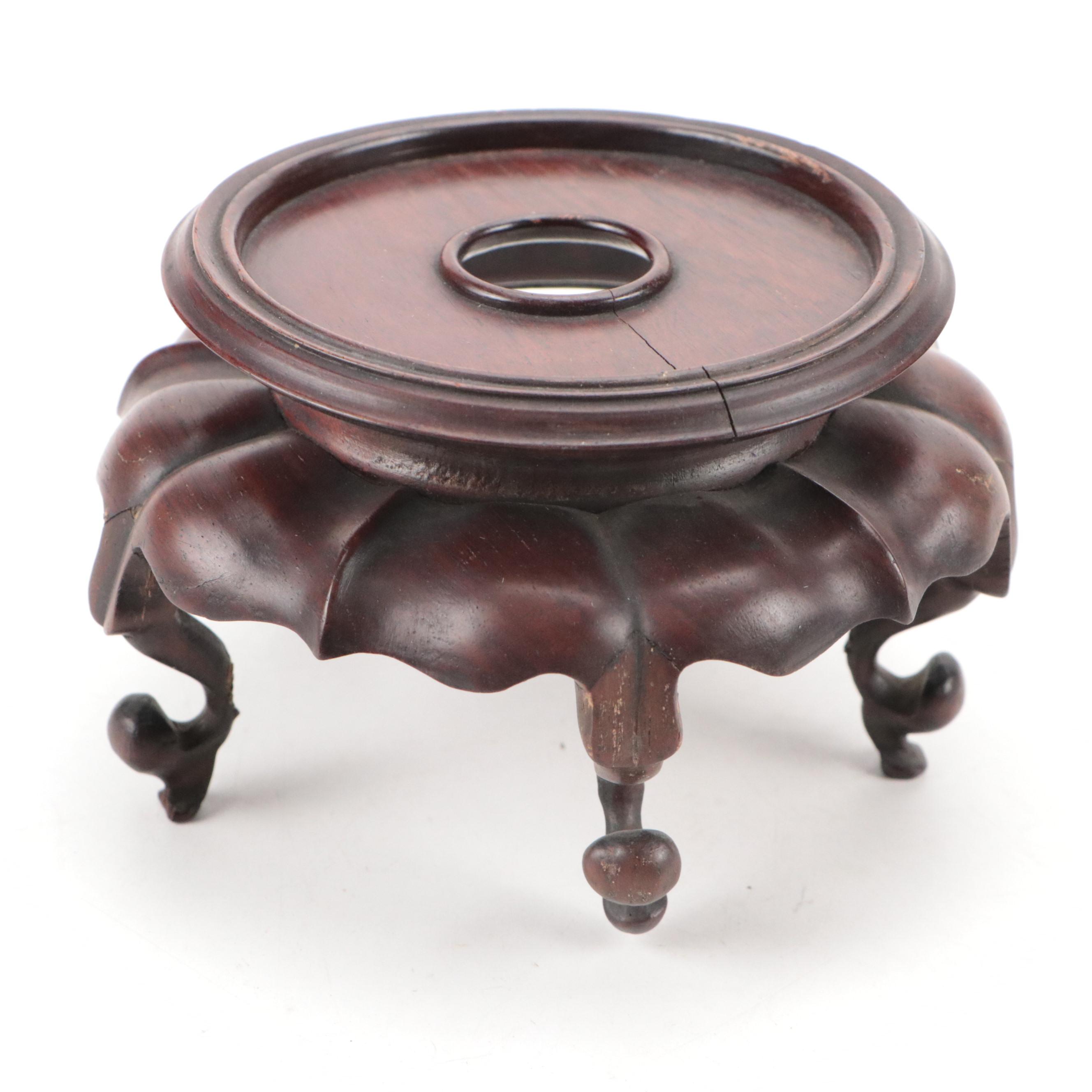 Chinese Hand-Painted Ceramic Teapot with Porcelain Saucers and More