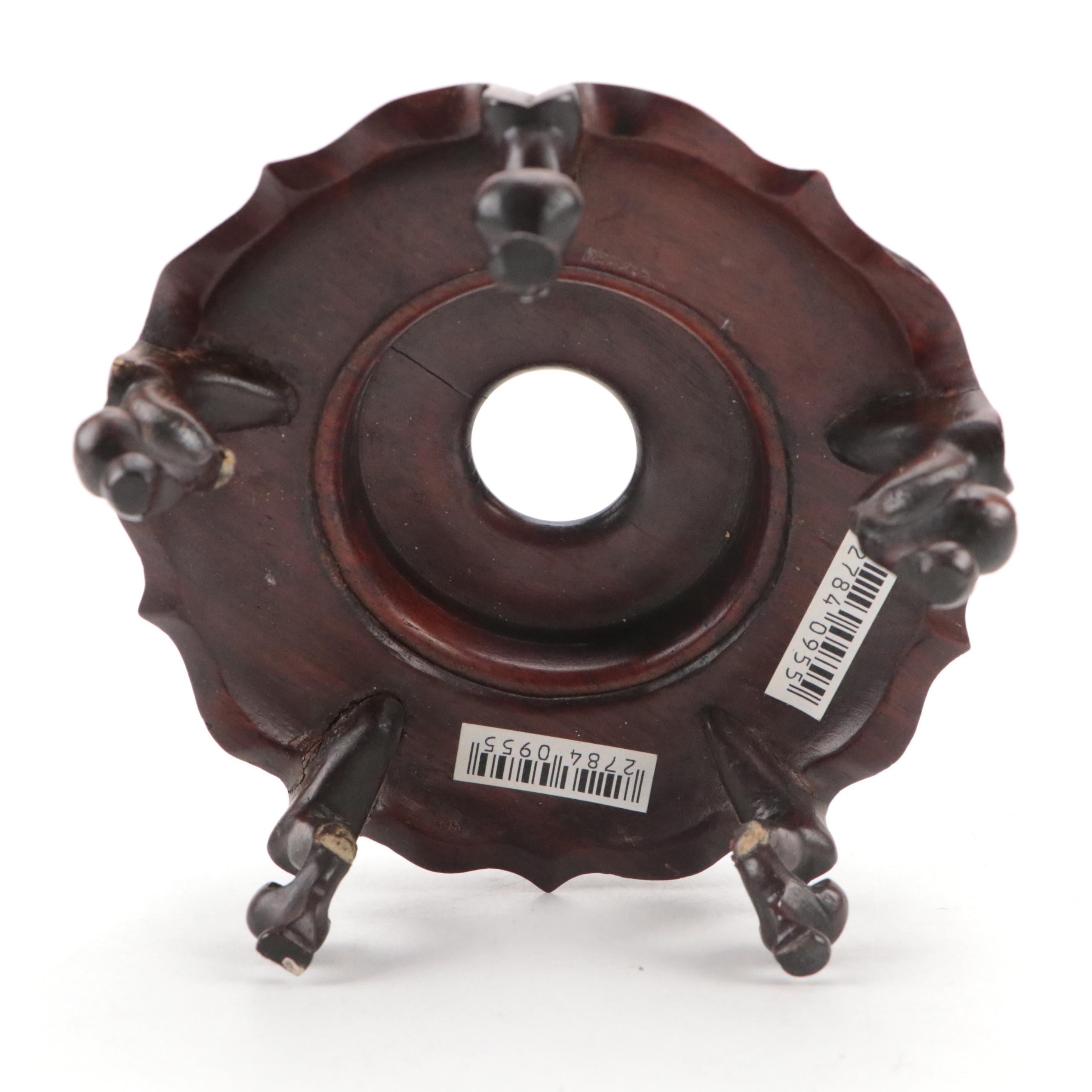 Chinese Hand-Painted Ceramic Teapot with Porcelain Saucers and More