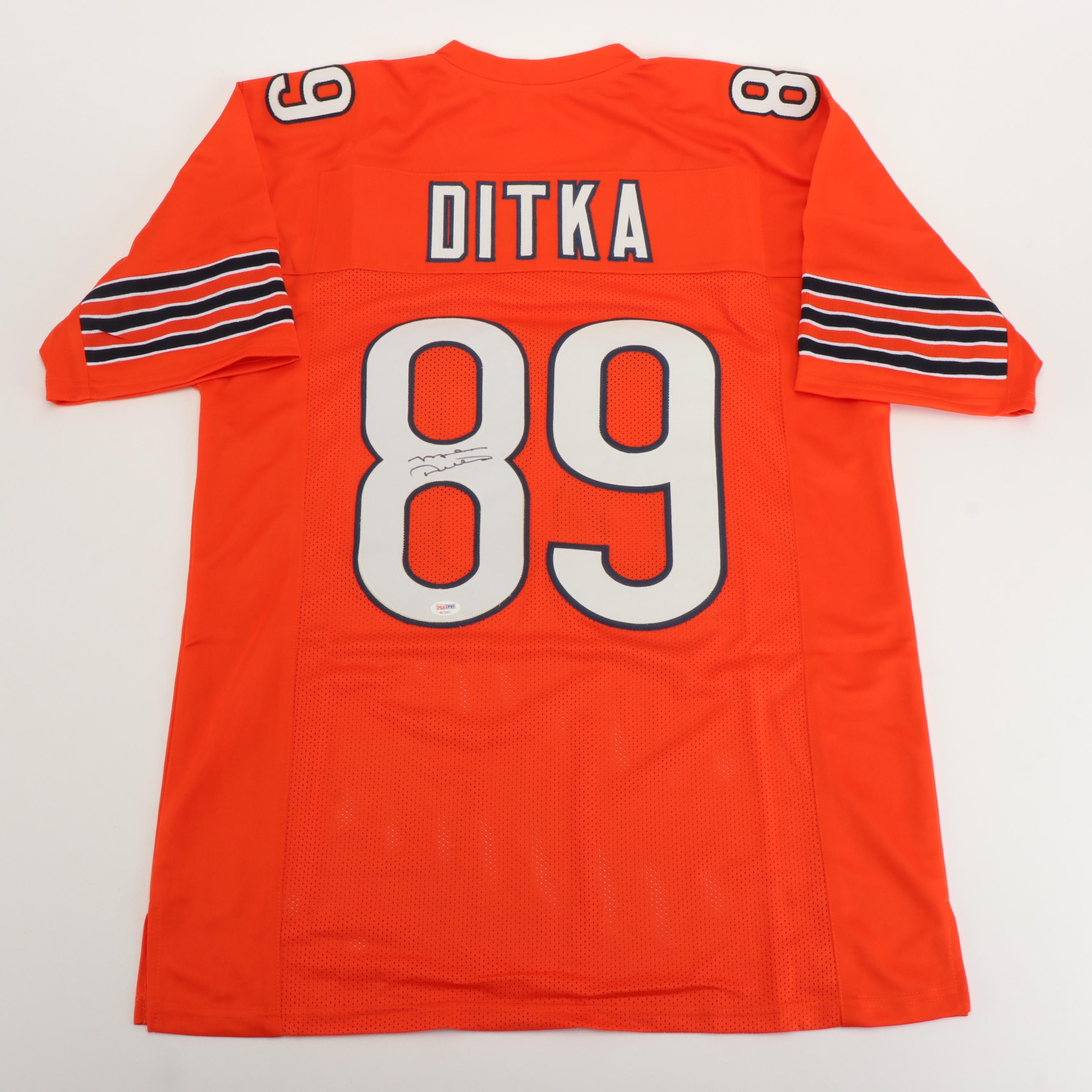 Mike Ditka Signed Chicago Bears Football Jersey, PSA