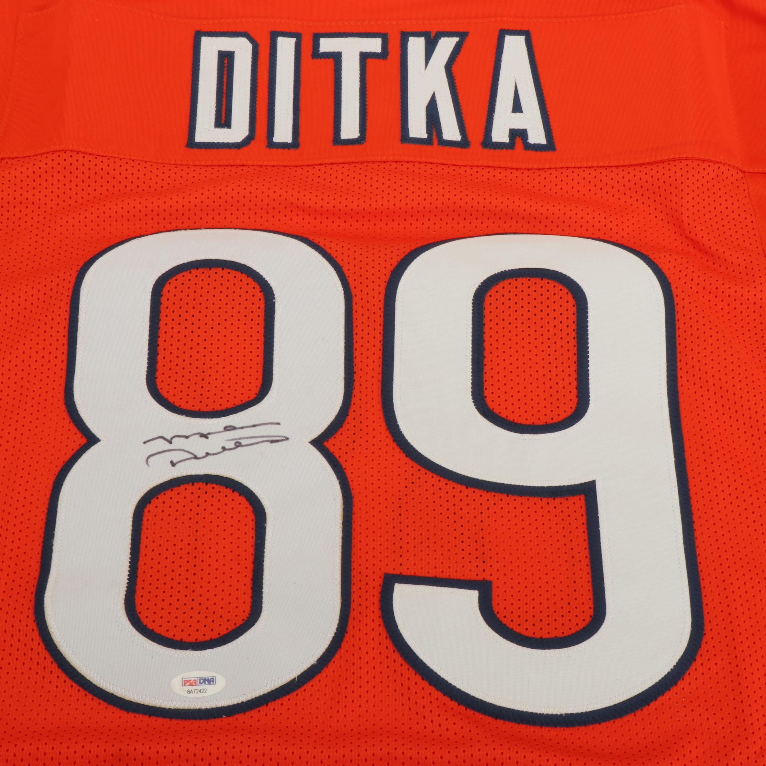 Mike Ditka Signed Chicago Bears Football Jersey, PSA