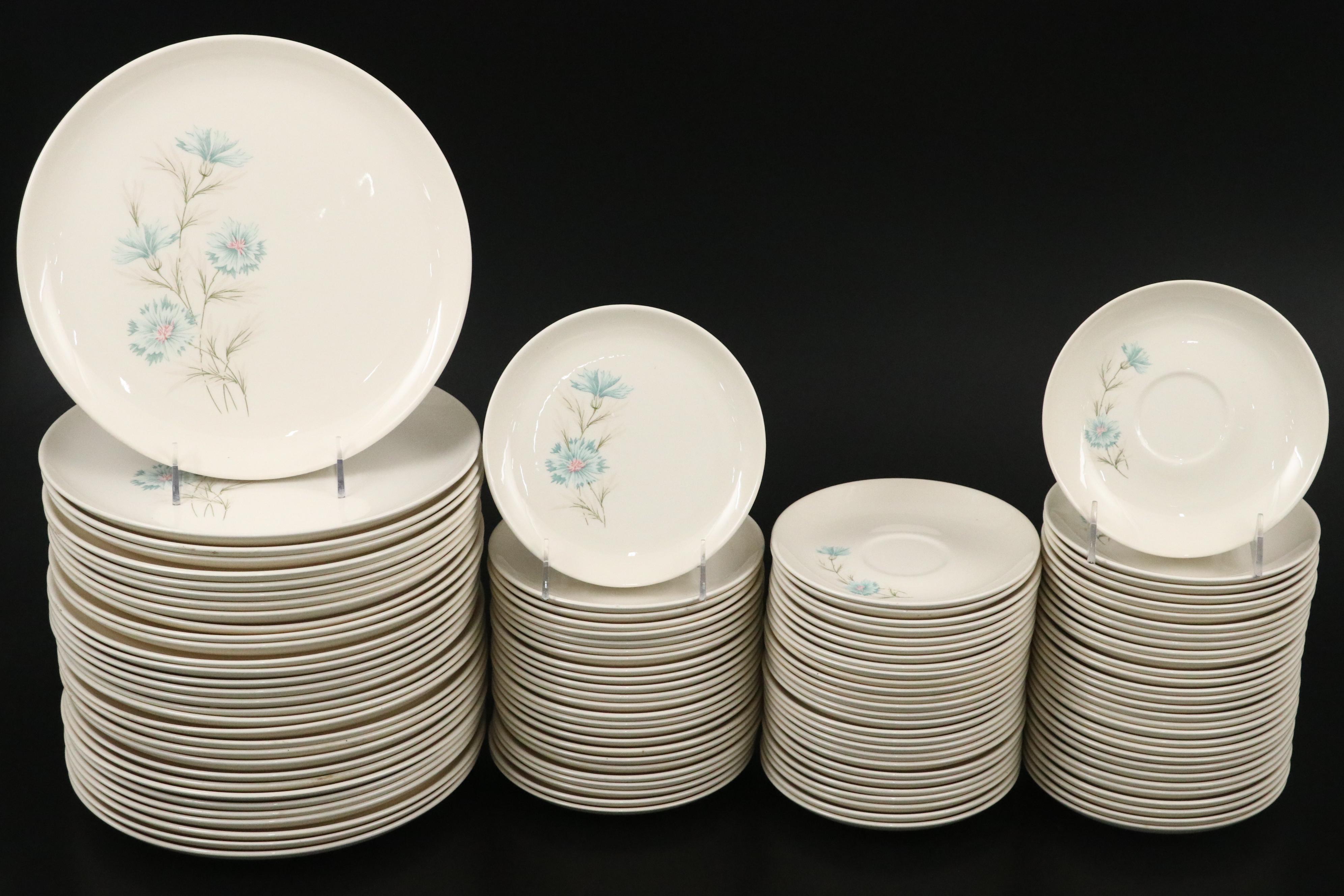 Taylor, Smith & Taylor "Boutonniere" Ceramic Dinner Plates and More