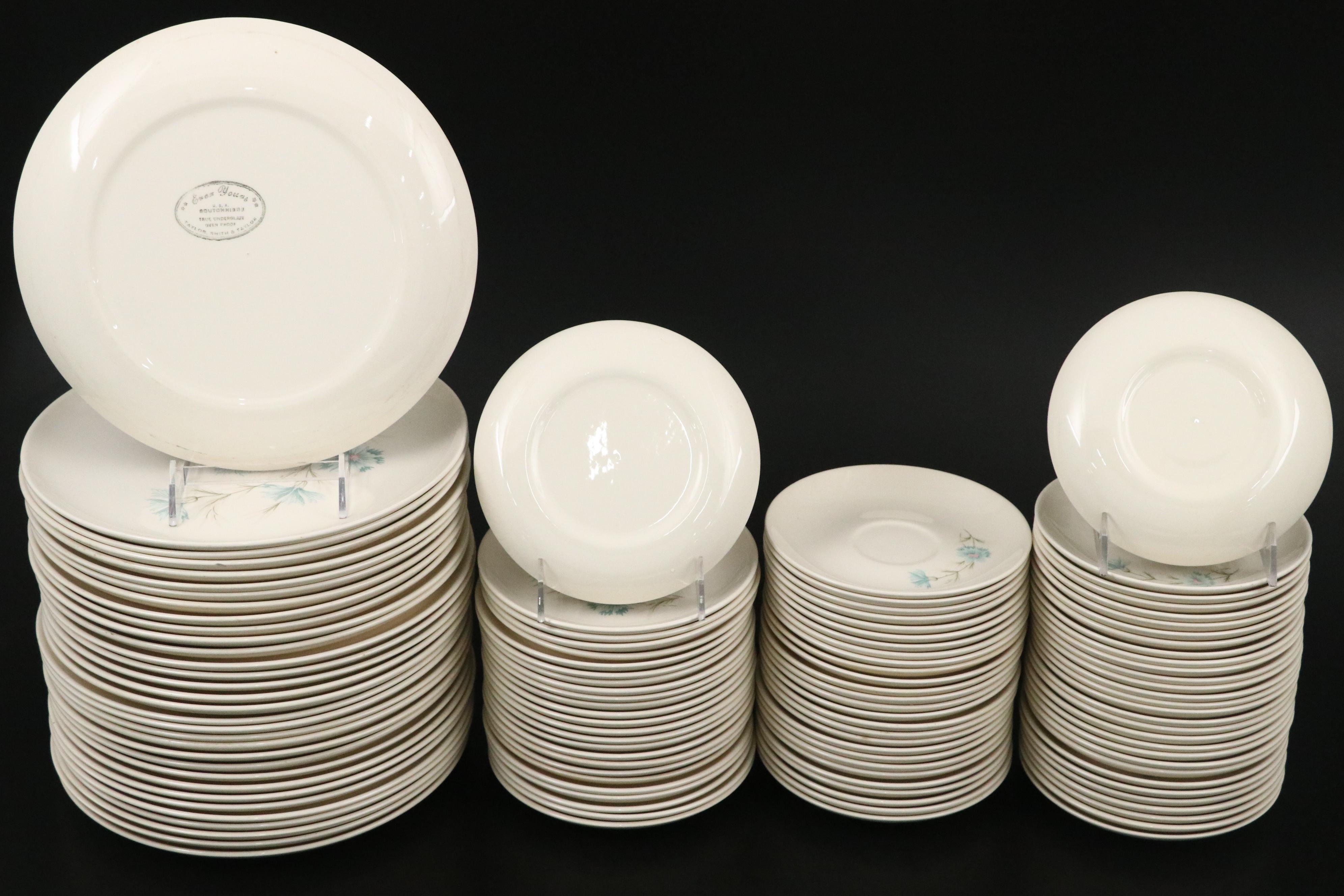 Taylor, Smith & Taylor "Boutonniere" Ceramic Dinner Plates and More