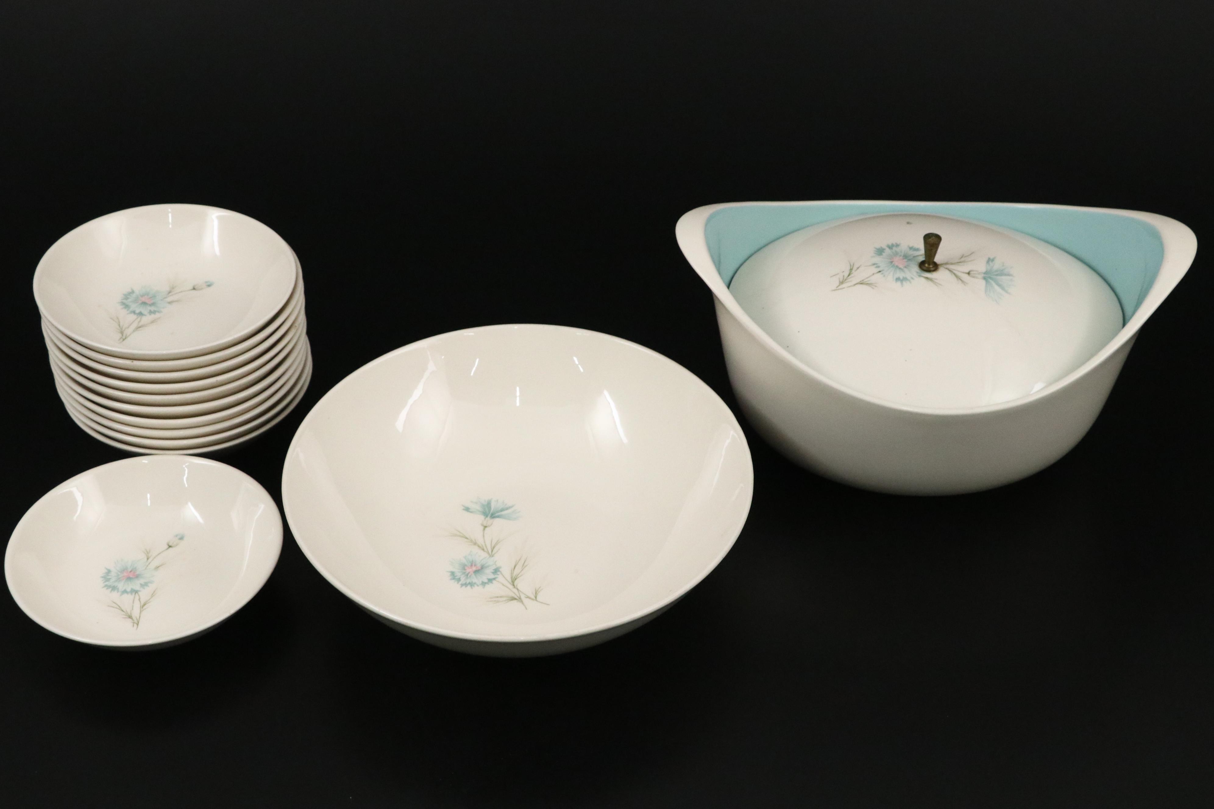 Taylor, Smith & Taylor "Boutonniere" Ceramic Dinner Plates and More