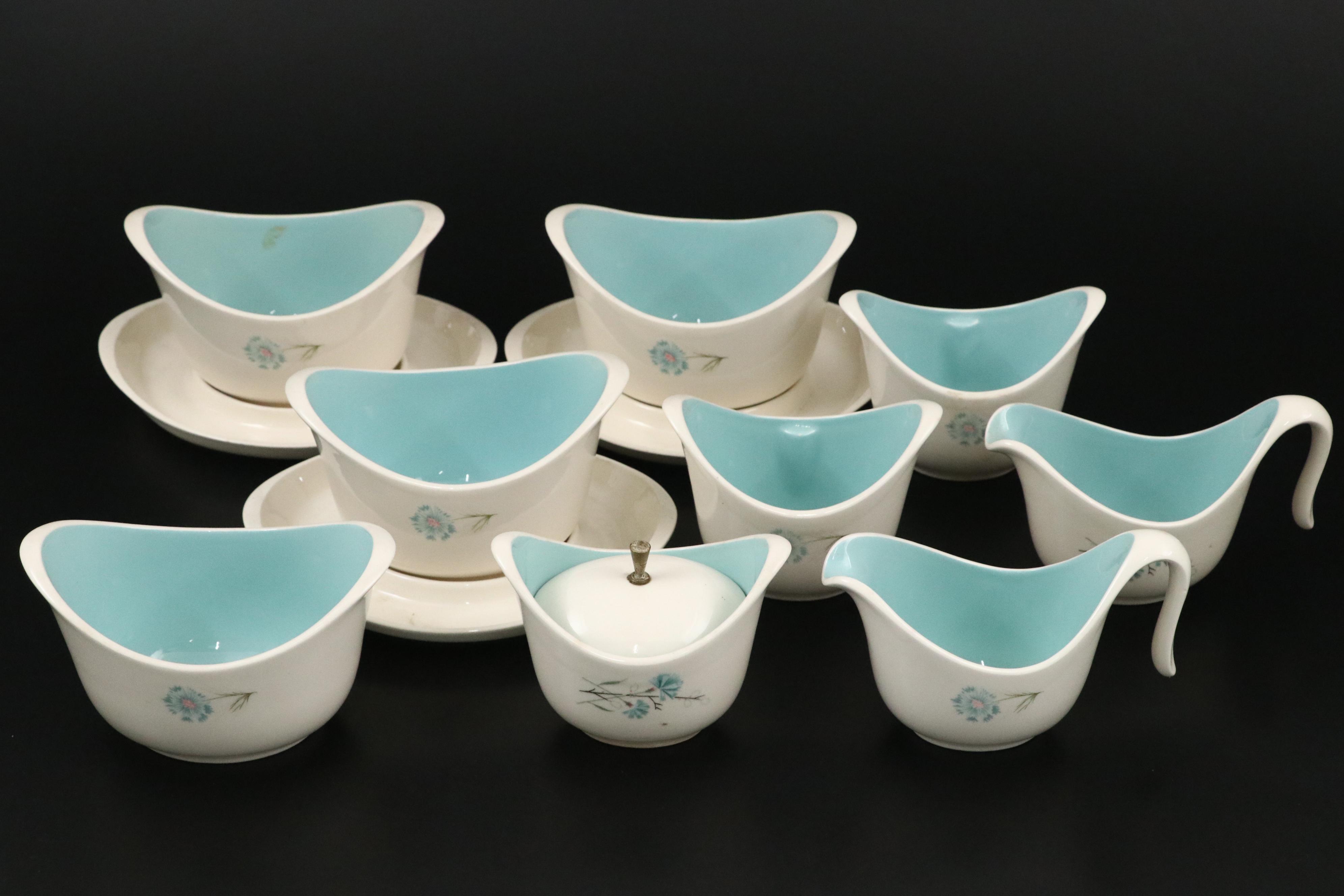 Taylor, Smith & Taylor "Boutonniere" Ceramic Dinner Plates and More