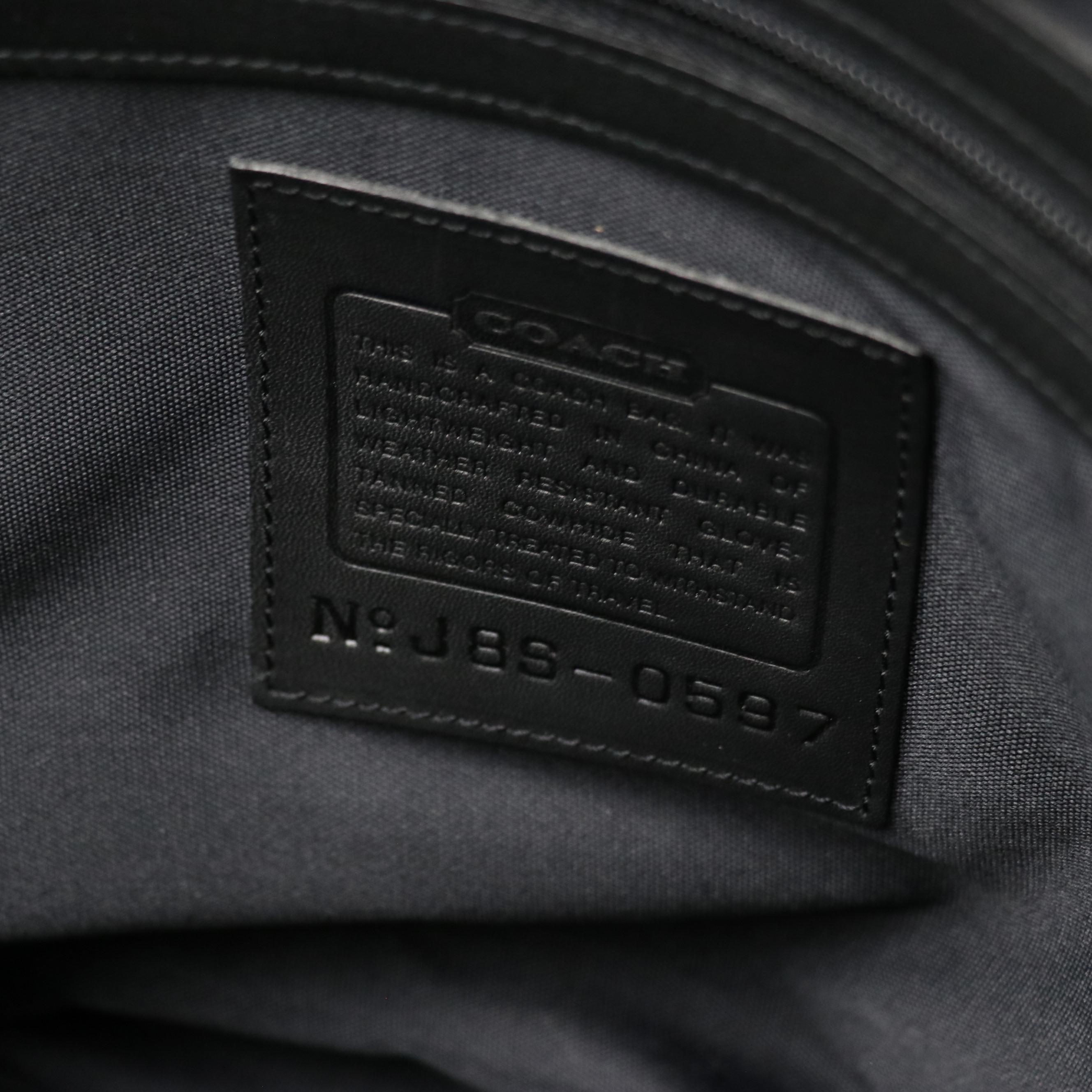 Coach X Lexus Garment/Cabin Bags in Weather Resistant Glove-Tanned Leather