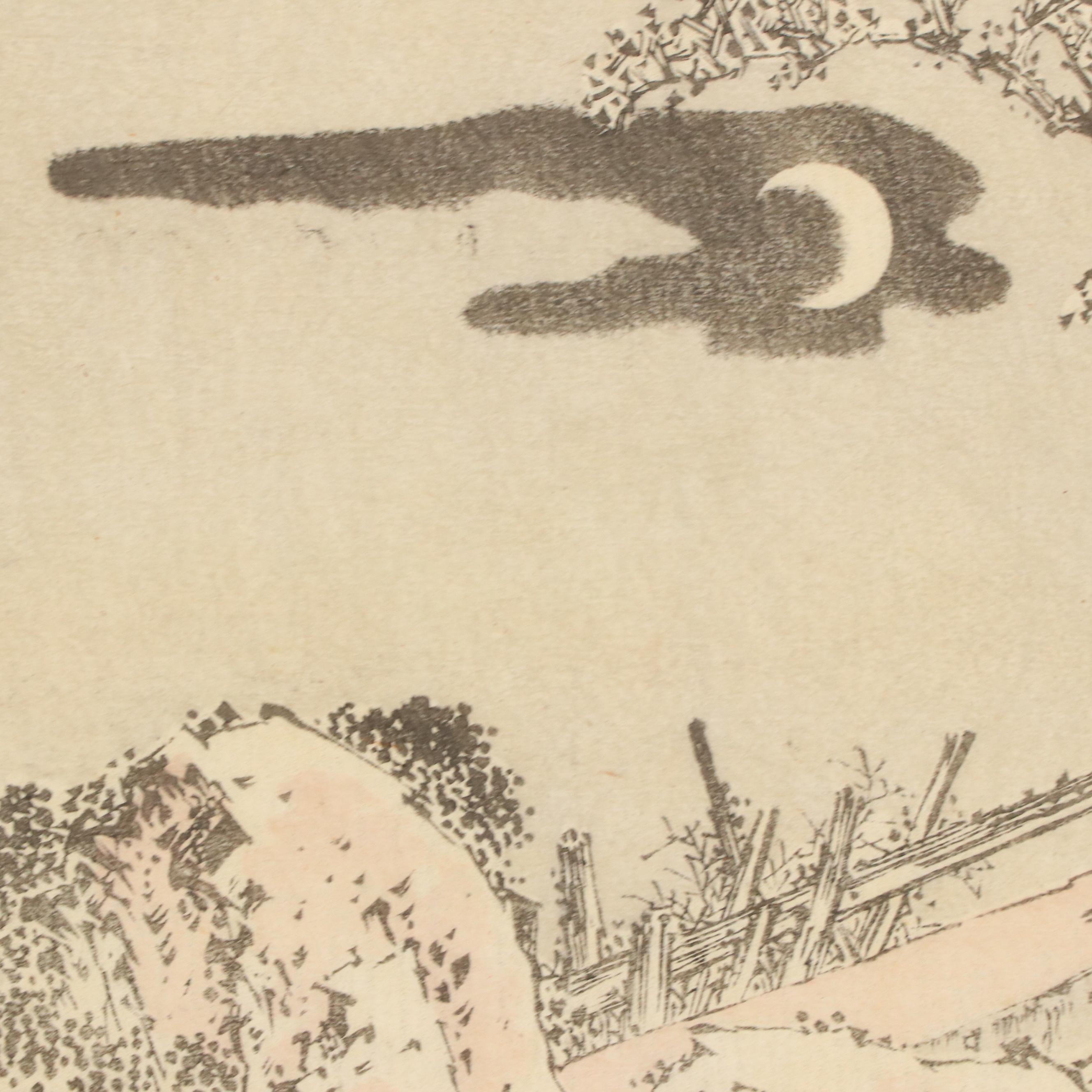 Loose Woodcuts Ukiyo-e Manga Folios After Katsushika Hokusai, 19th Century