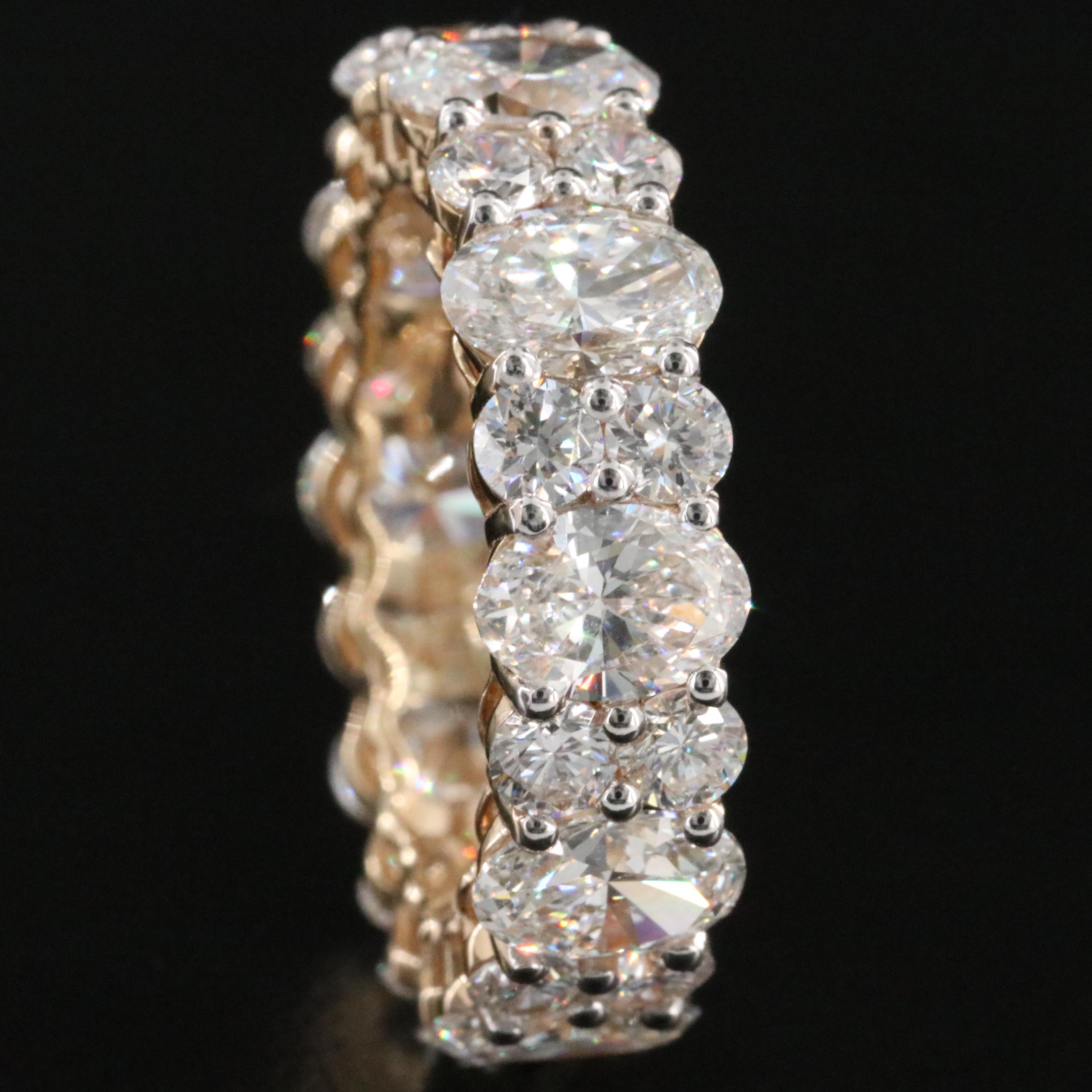 14K 7.59 CTW Lab Grown Diamond Eternity Band
