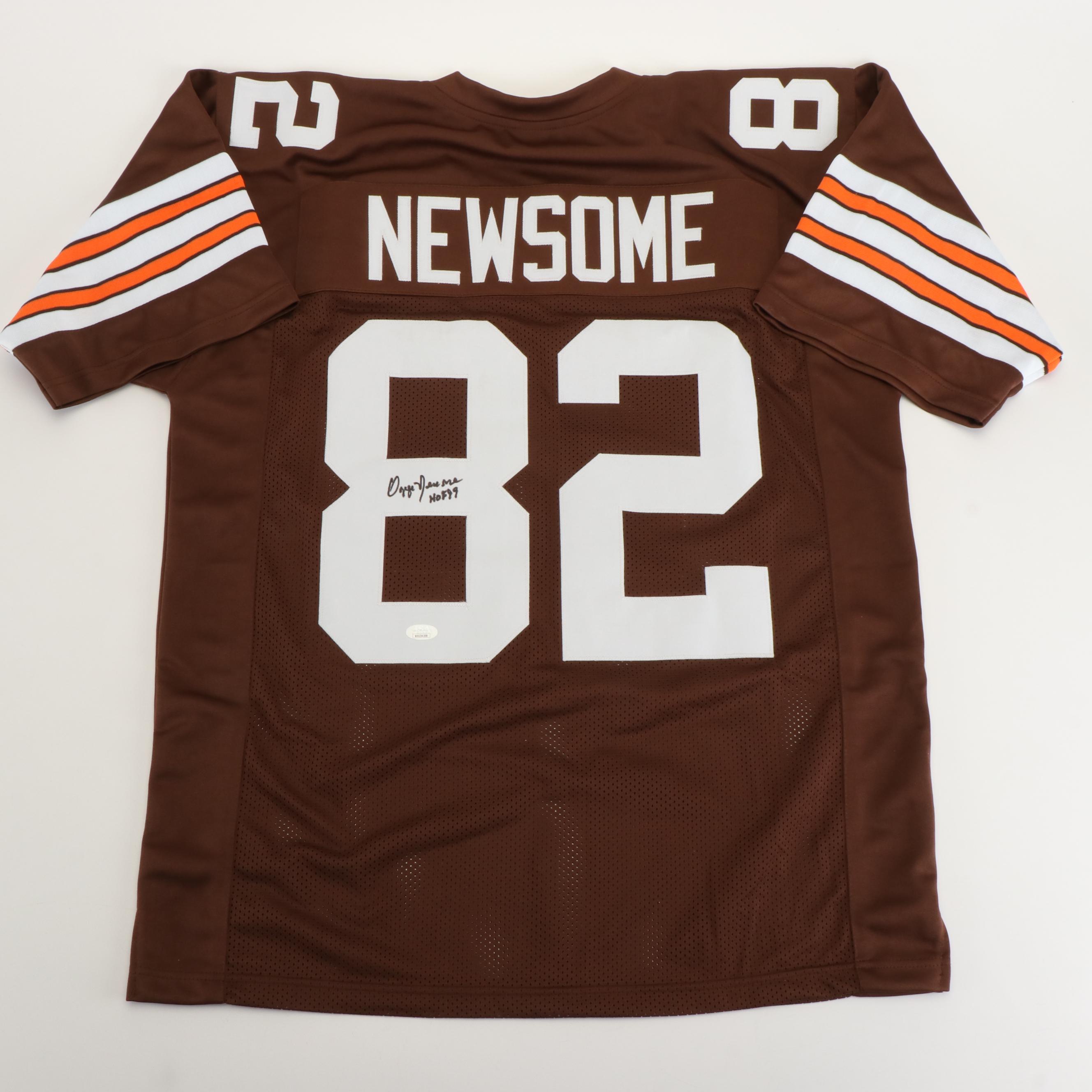 Ozzie Newsome Signed “HOF 99” Cleveland Browns Football Jersey, JSA