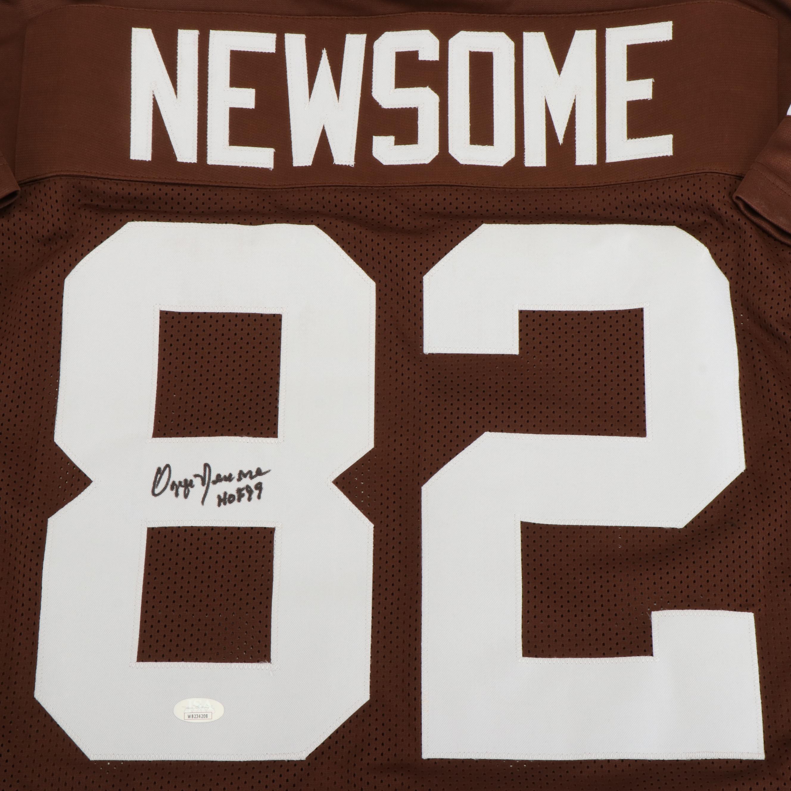 Ozzie Newsome Signed “HOF 99” Cleveland Browns Football Jersey, JSA