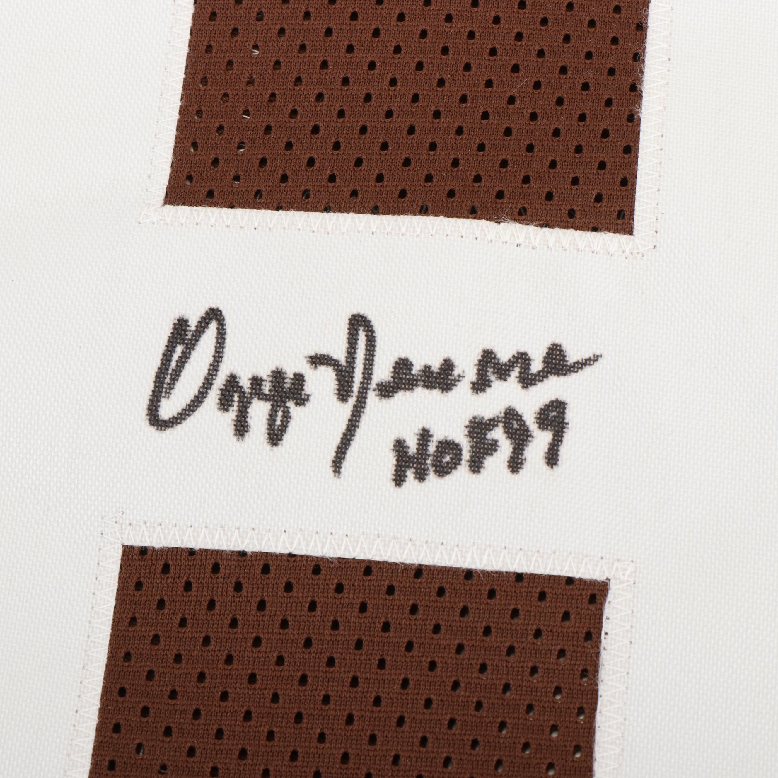Ozzie Newsome Signed “HOF 99” Cleveland Browns Football Jersey, JSA