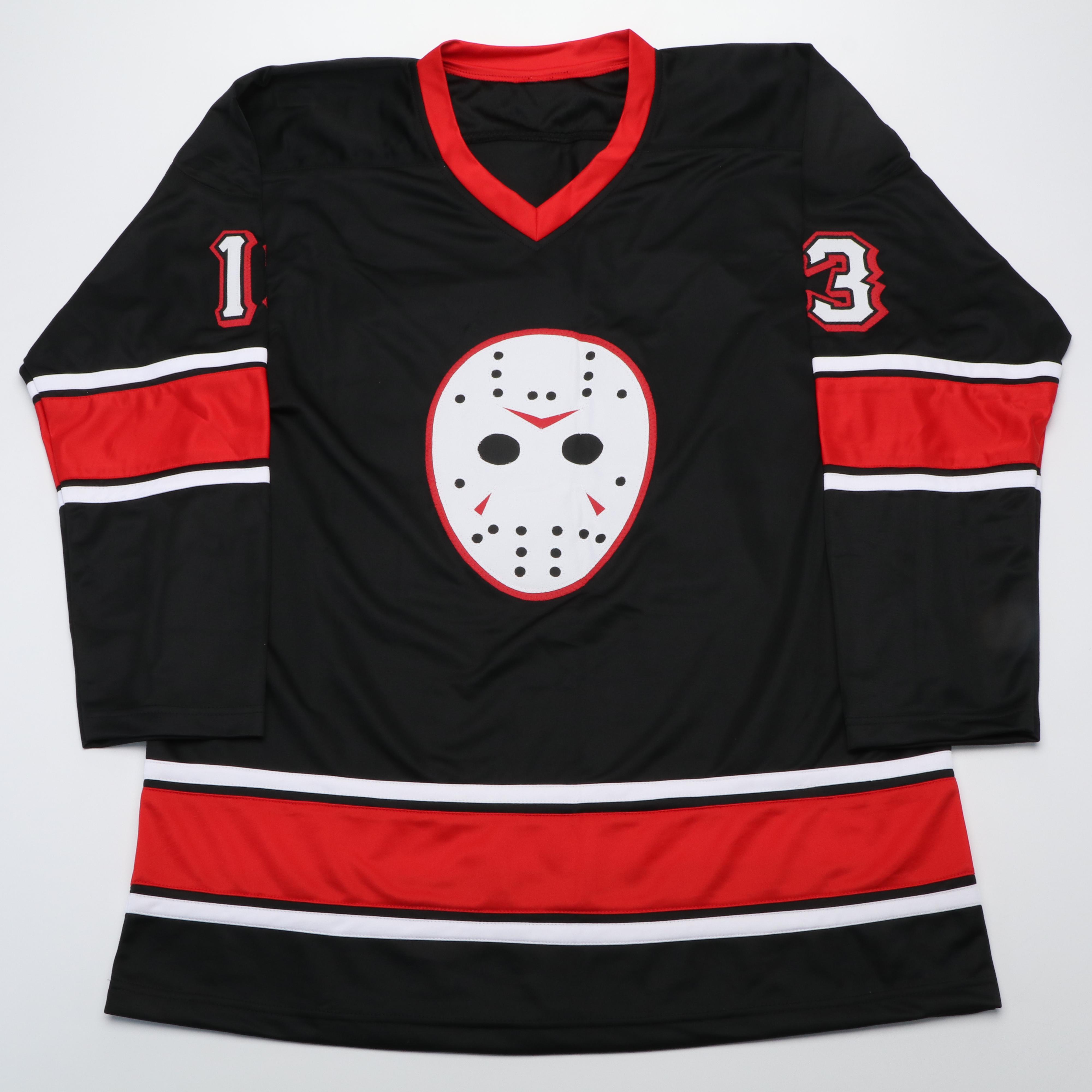 Ari Lehman Signed “Friday the 13th” Jason Voorhees Hockey Jersey, JSA