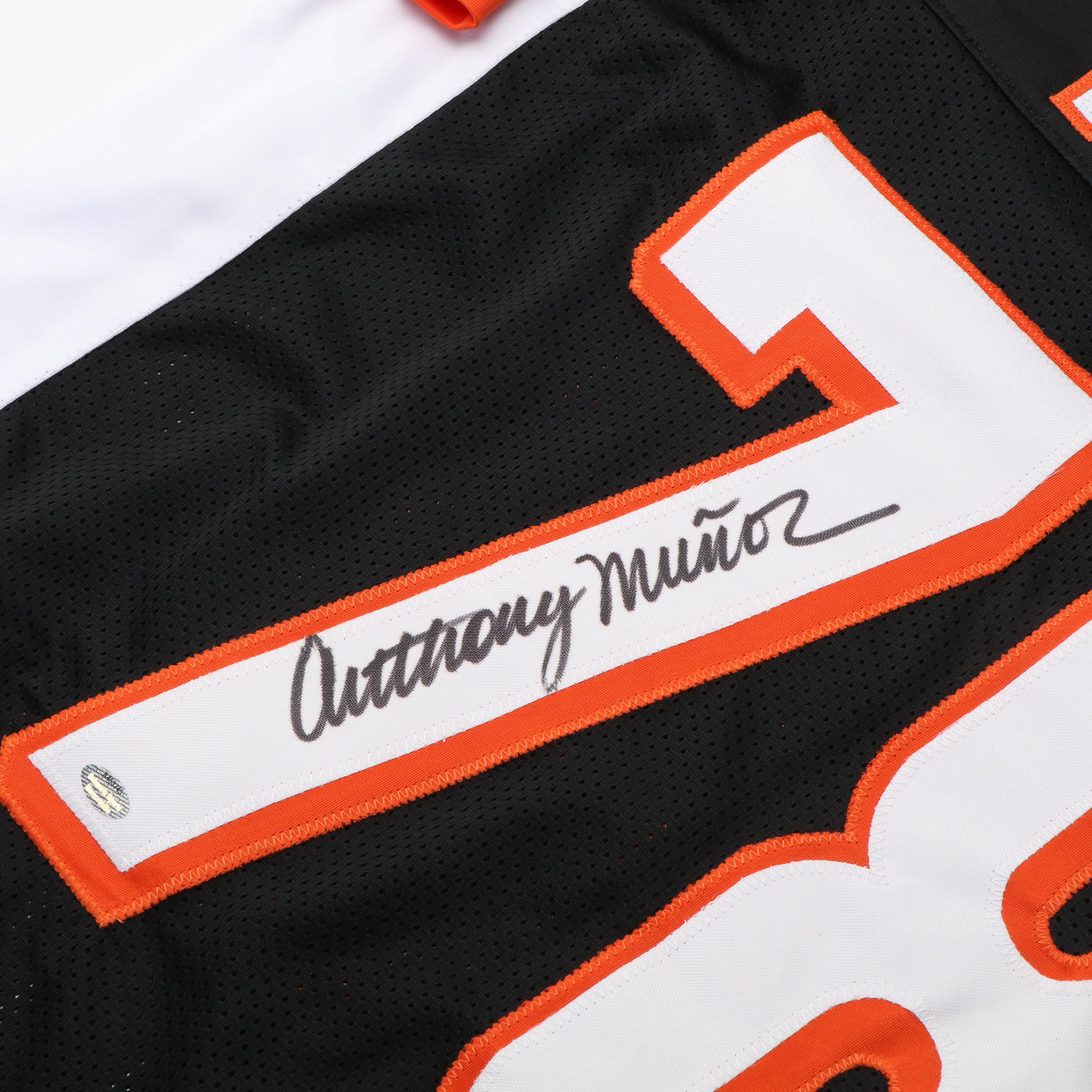 Anthony Muñoz Signed Cincinnati Bengals Football Jersey, Schwartz