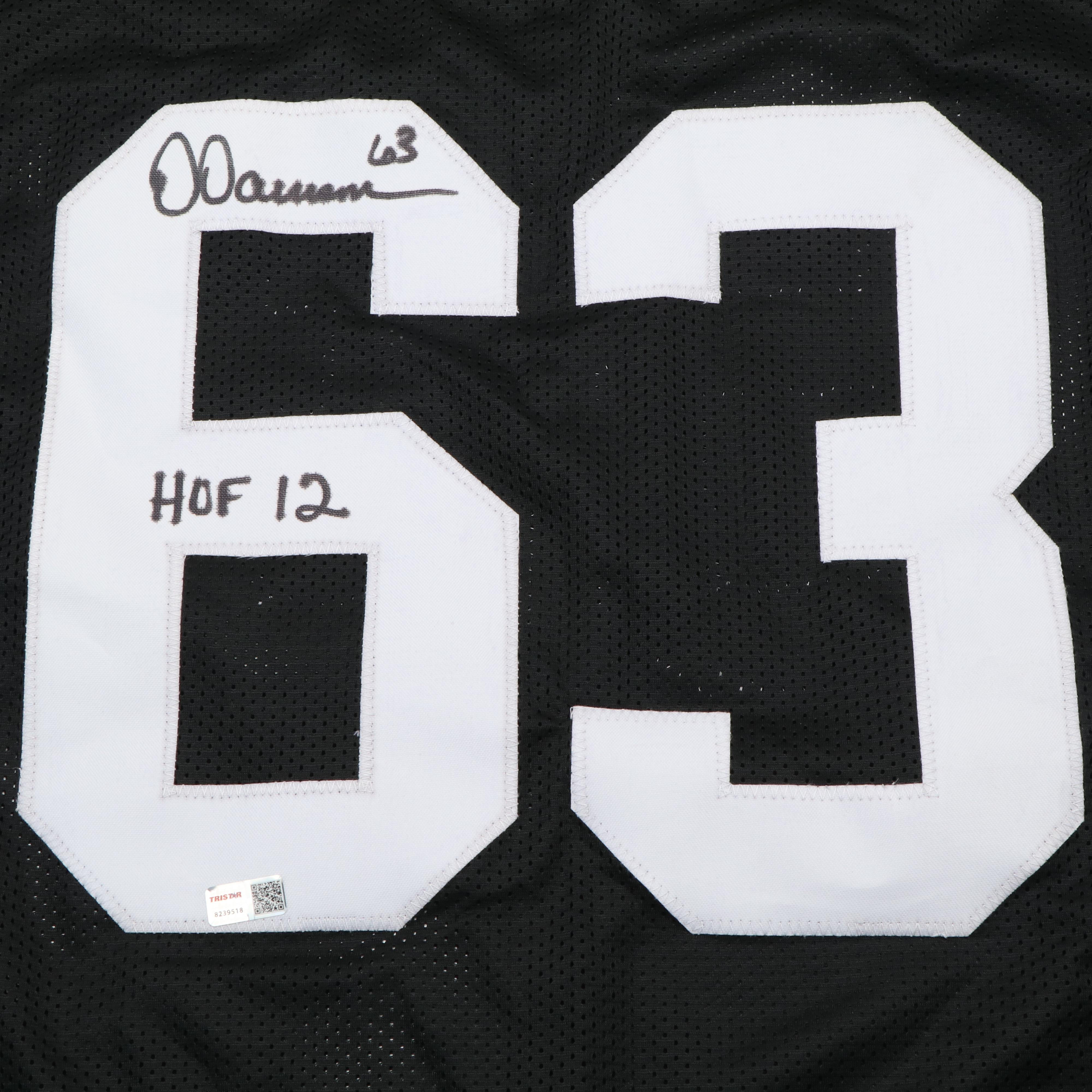 Dermontti Dawson Signed “HOF 12” Pittsburgh Steelers Football Jersey, Tri-Star