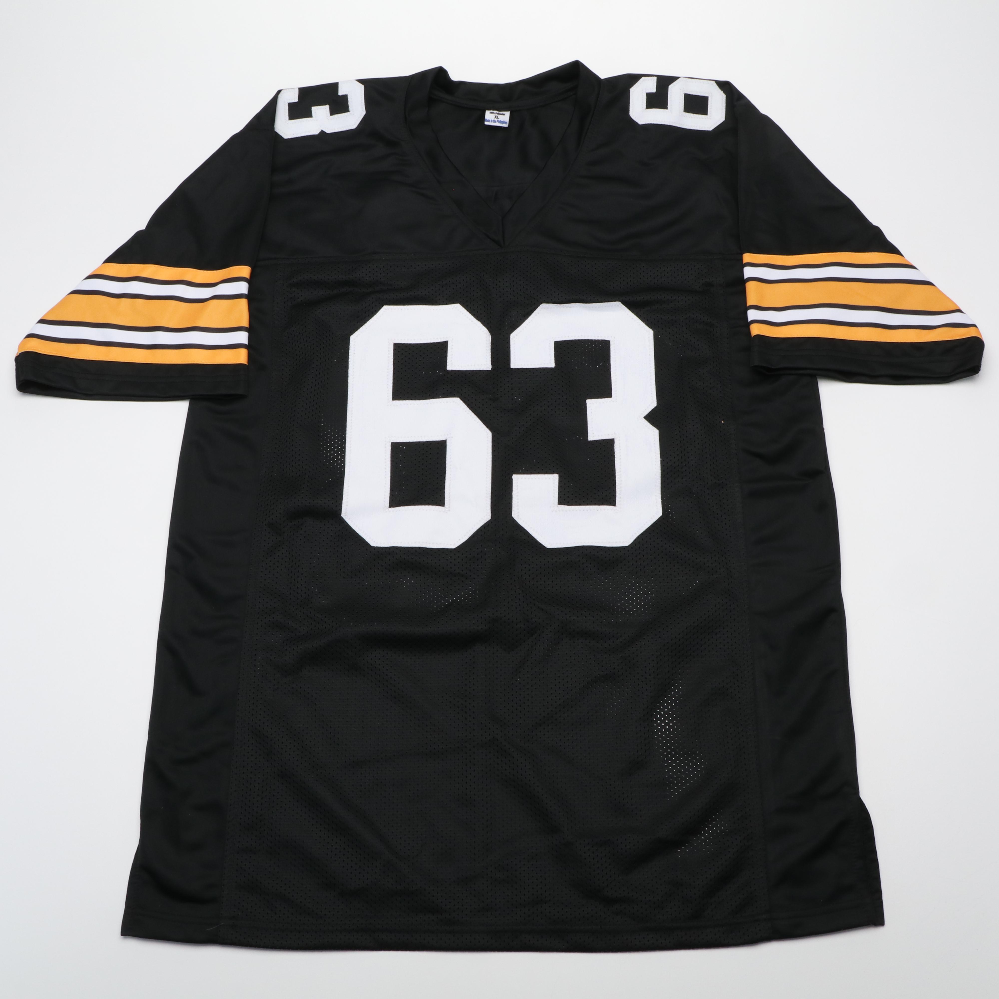 Dermontti Dawson Signed “HOF 12” Pittsburgh Steelers Football Jersey, Tri-Star