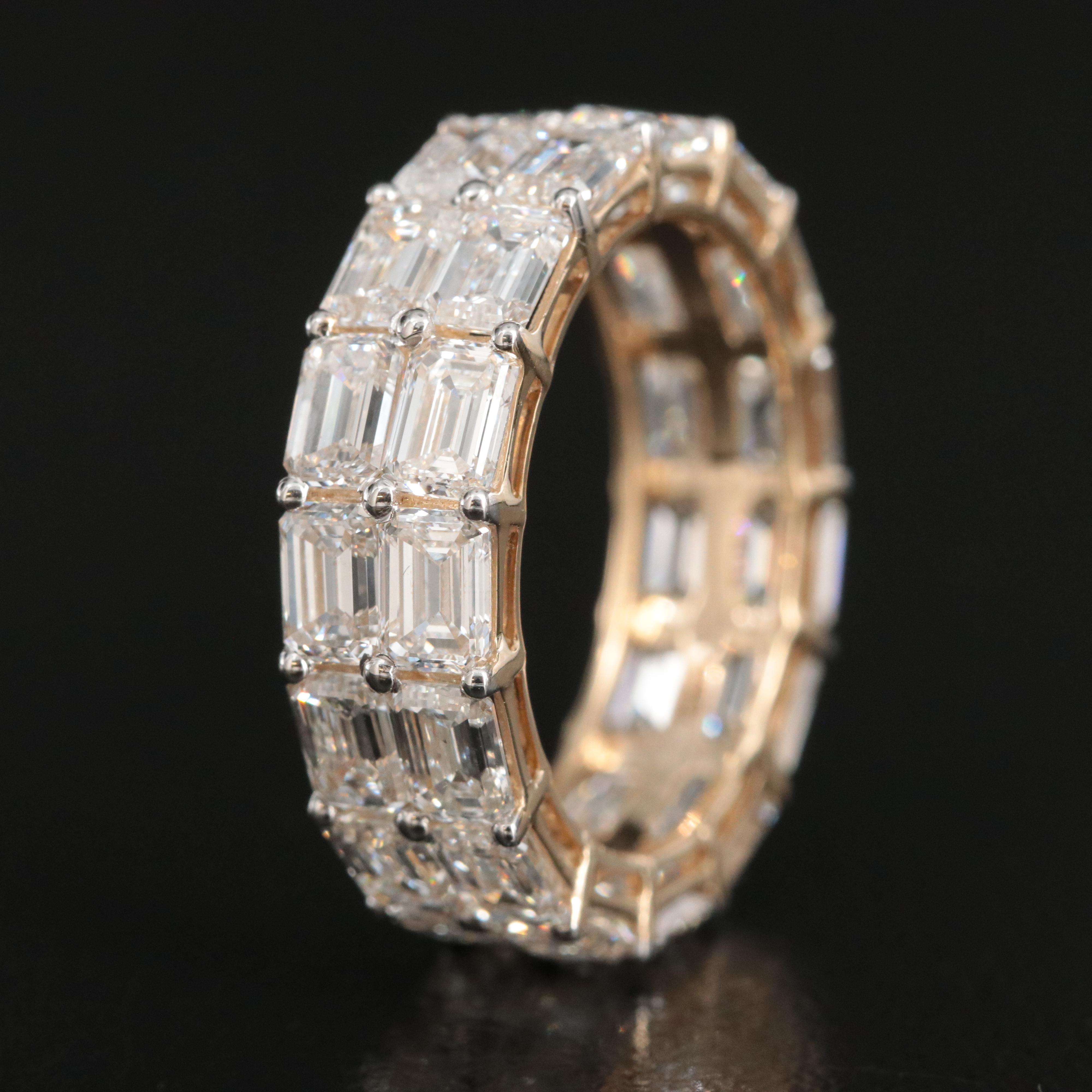 14K 7.65 CTW Lab Grown Diamond Eternity Band