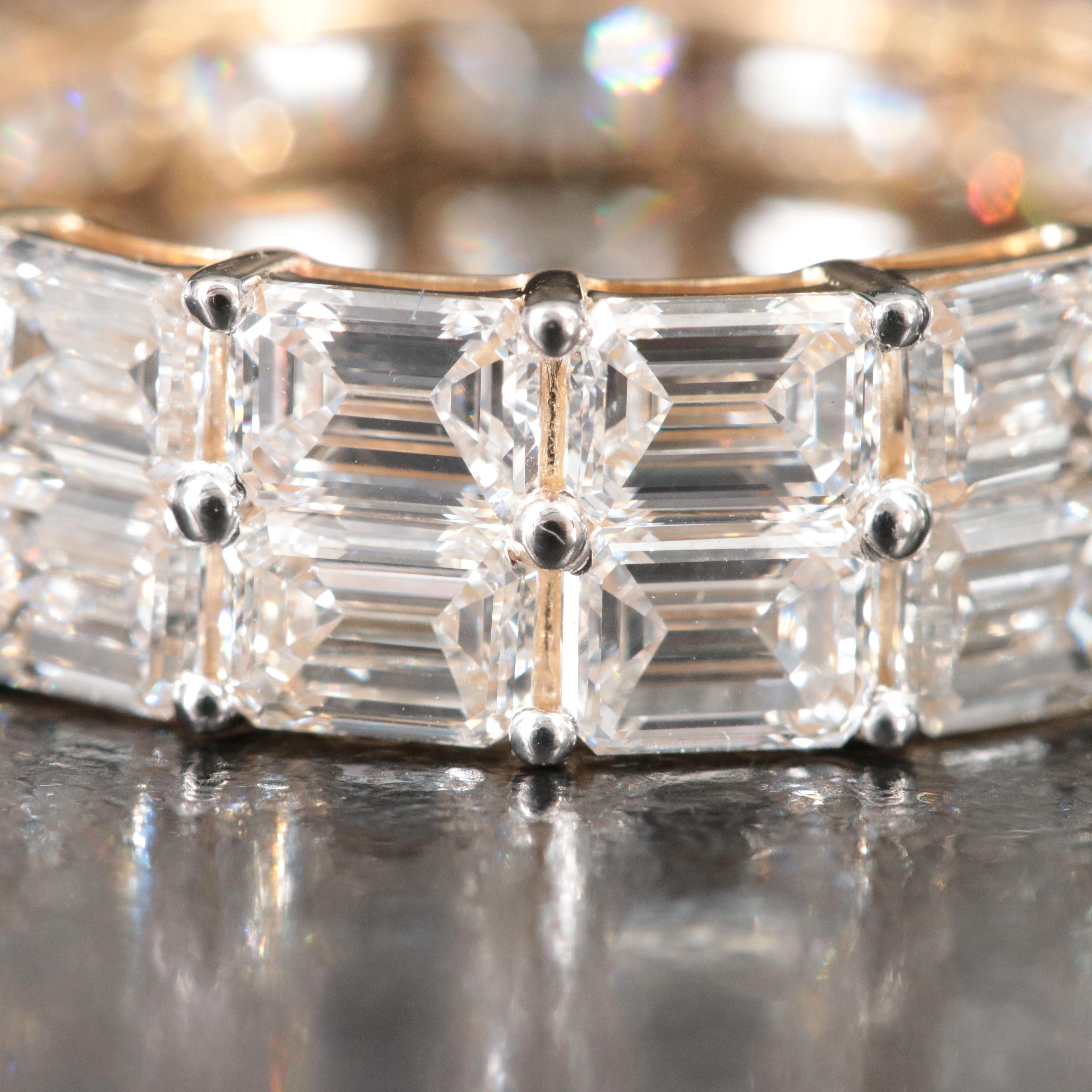 14K 7.65 CTW Lab Grown Diamond Eternity Band