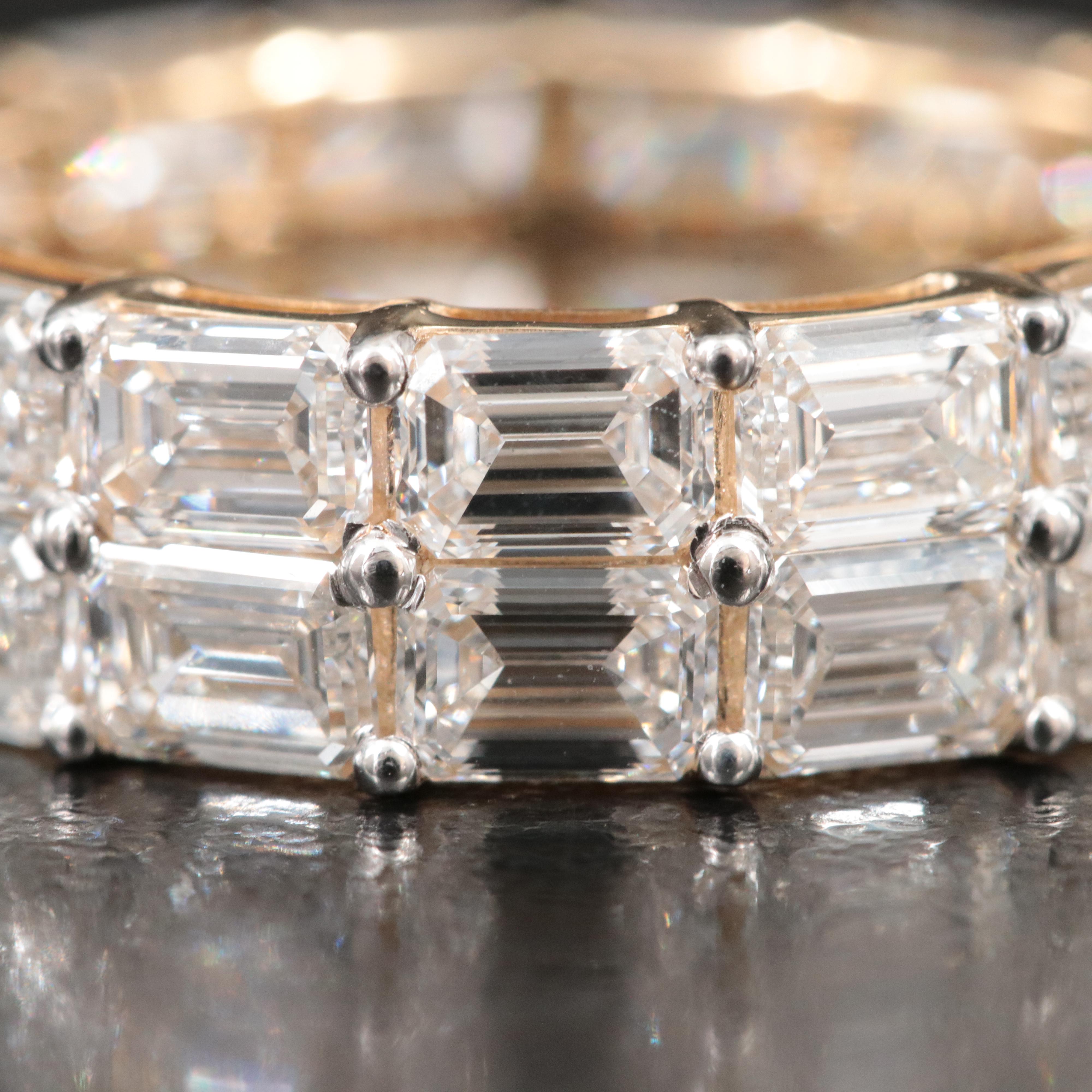 14K 7.65 CTW Lab Grown Diamond Eternity Band