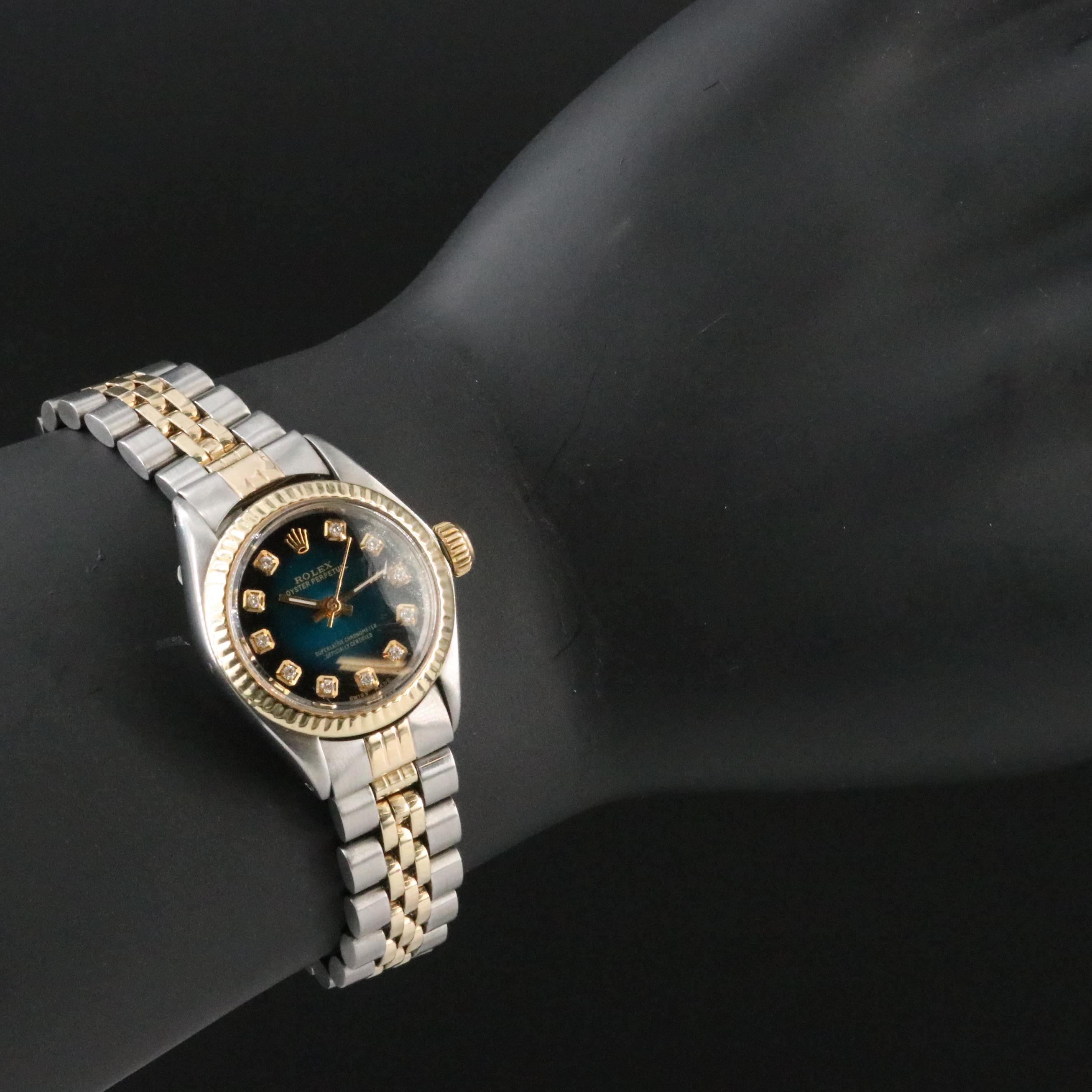 1978 Rolex Custom Diamond Dial Watch