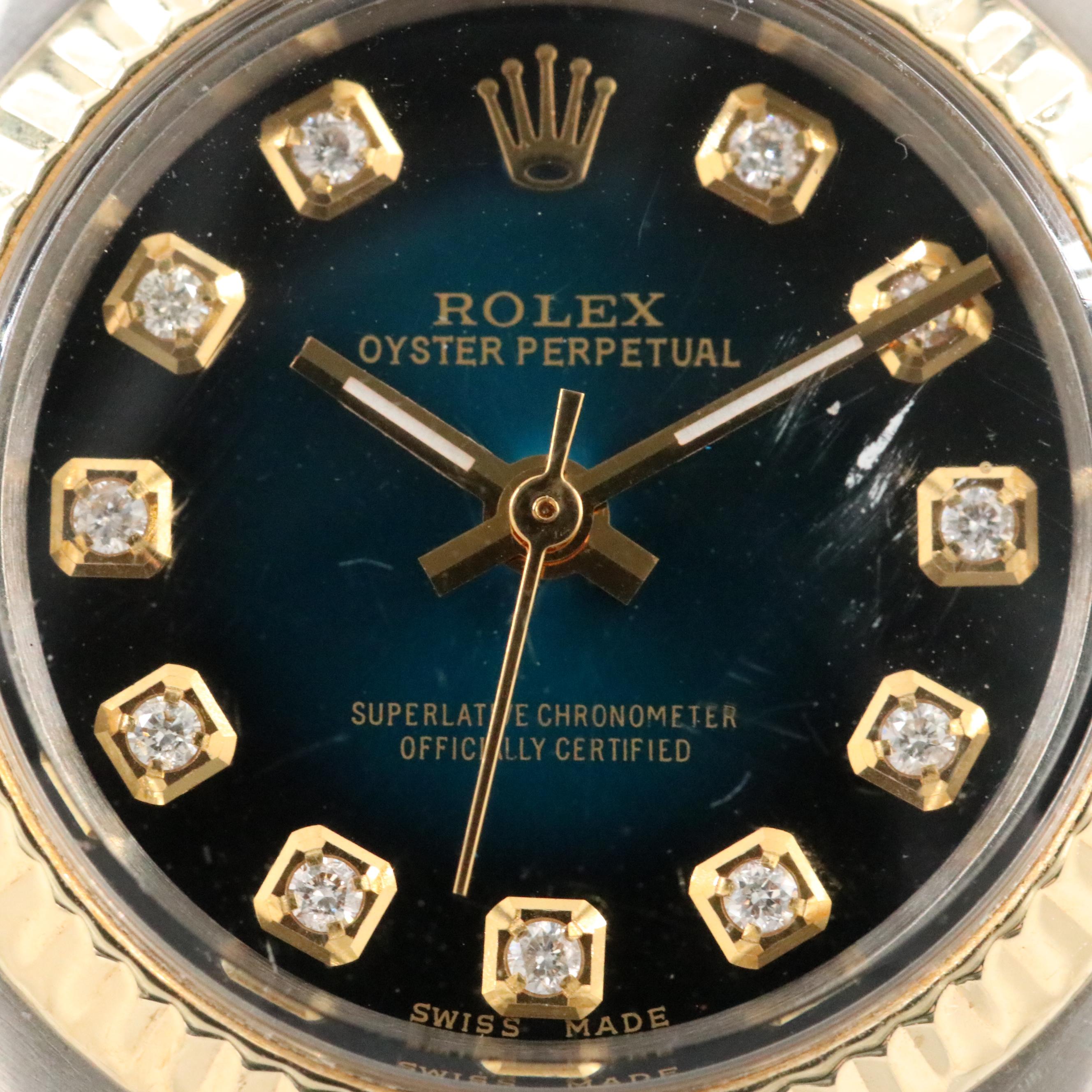 1978 Rolex Custom Diamond Dial Watch
